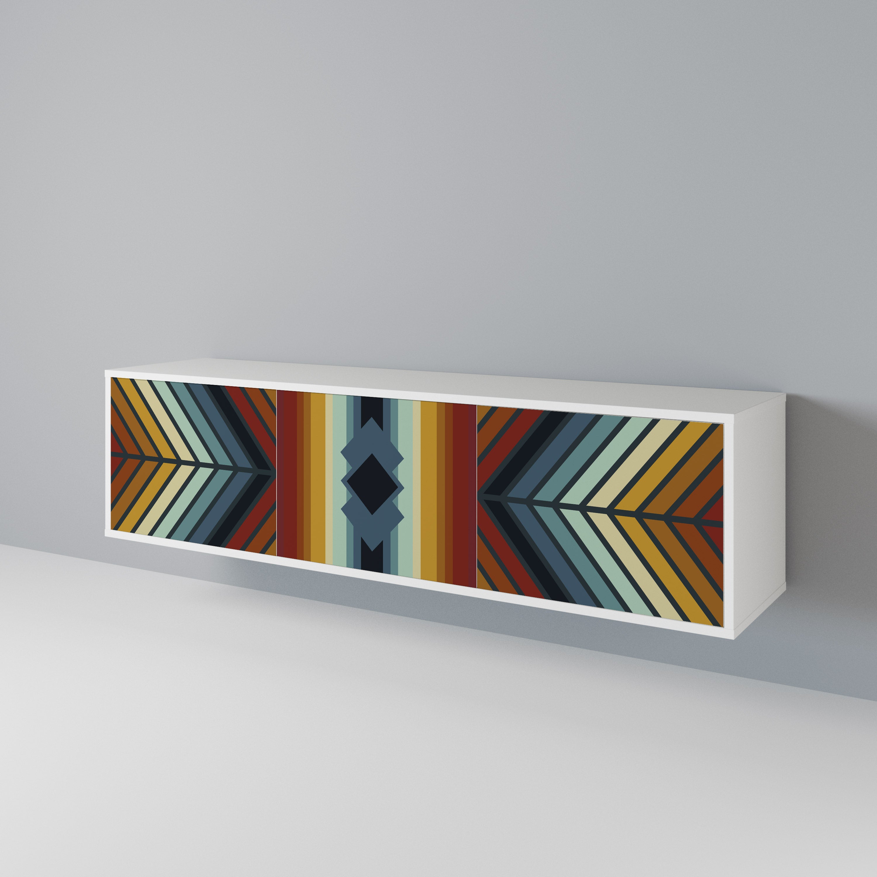 INDIGENOUS ZIGZAG Móvel de TV de 3 Portas