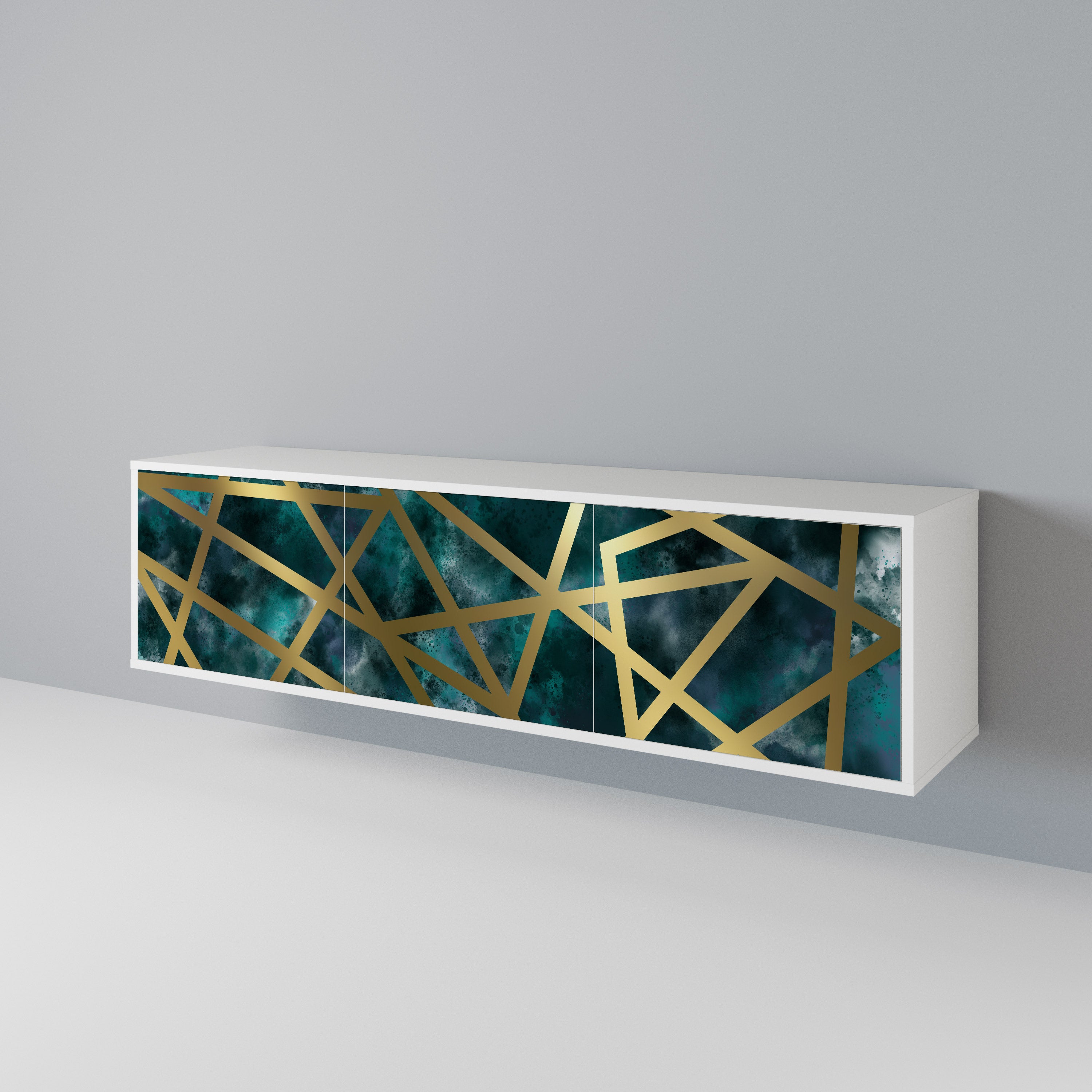 THE LABYRINTH OF GOLD 3-Door TV Cabinet