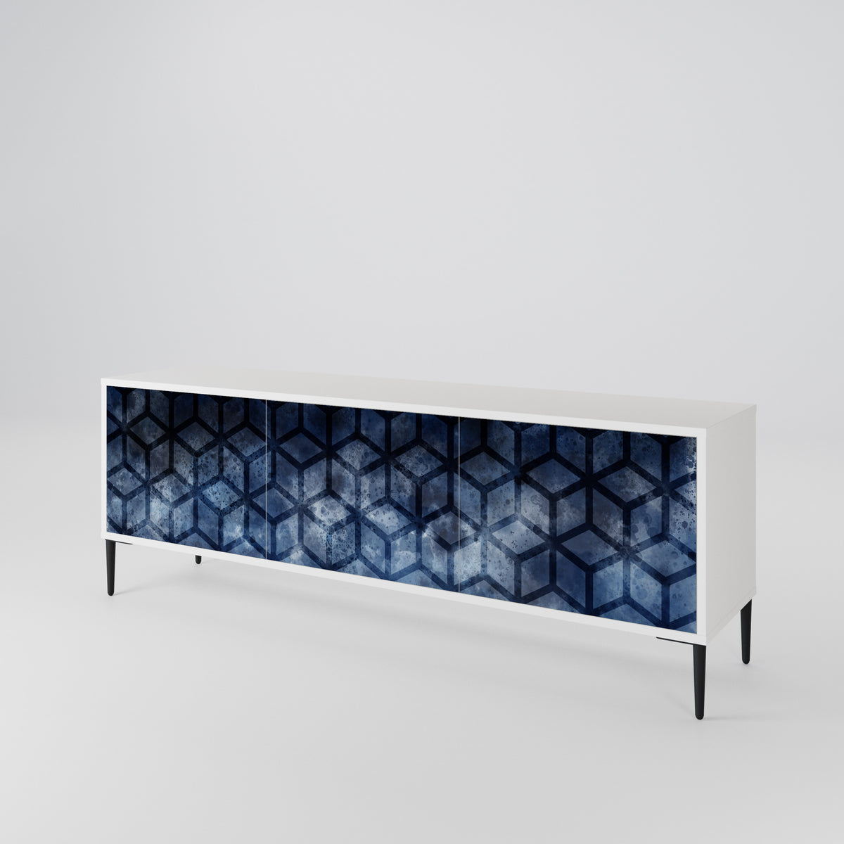 CUBIC MIST 3-Door TV Cabinet