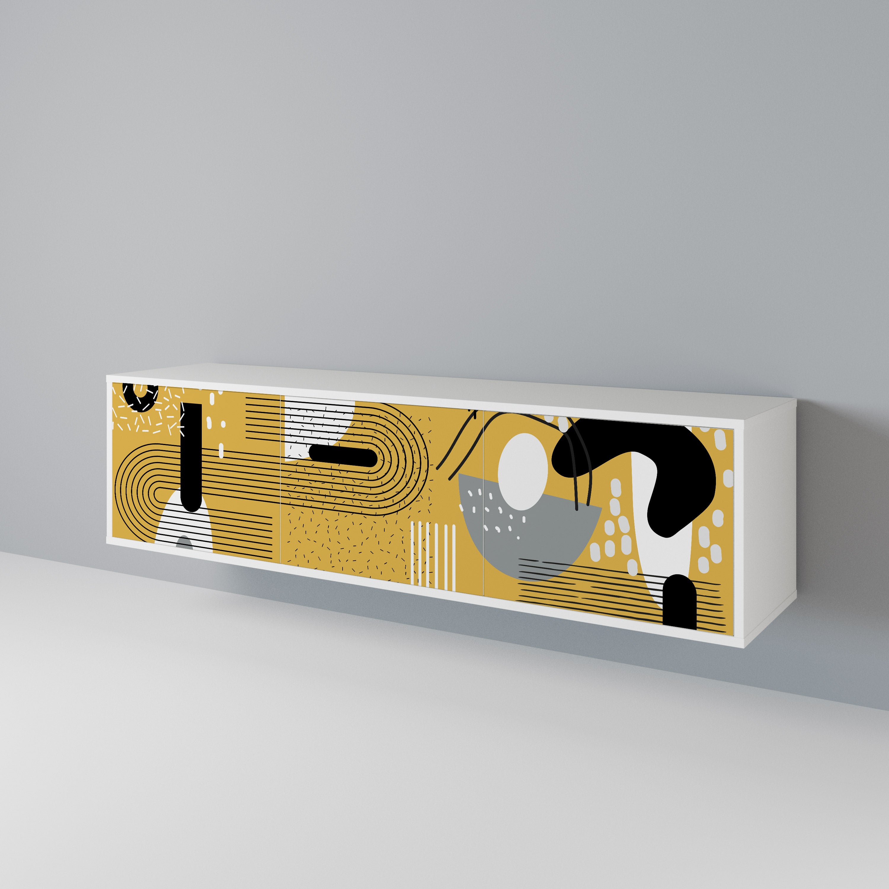SHAPESHIFT SYMPHONY 3-Door TV Cabinet