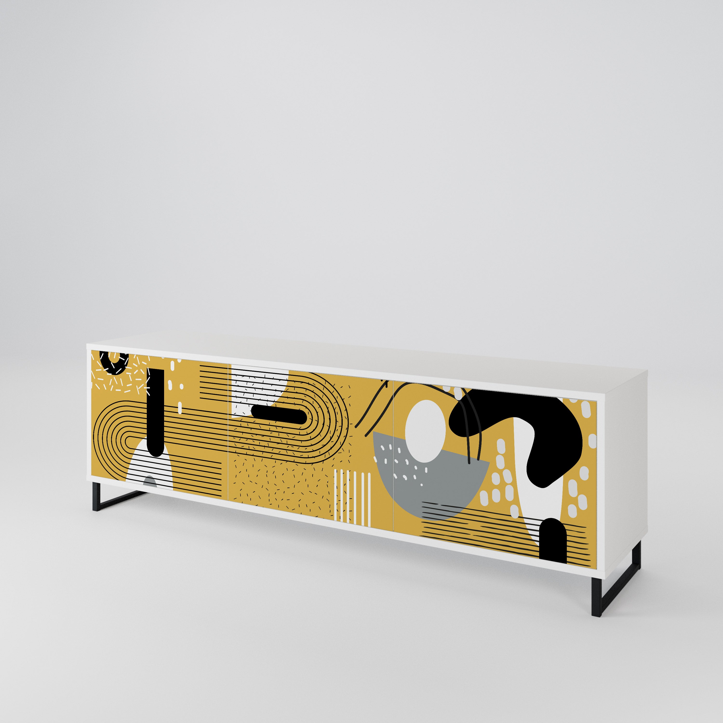 SHAPESHIFT SYMPHONY 3-Door TV Cabinet