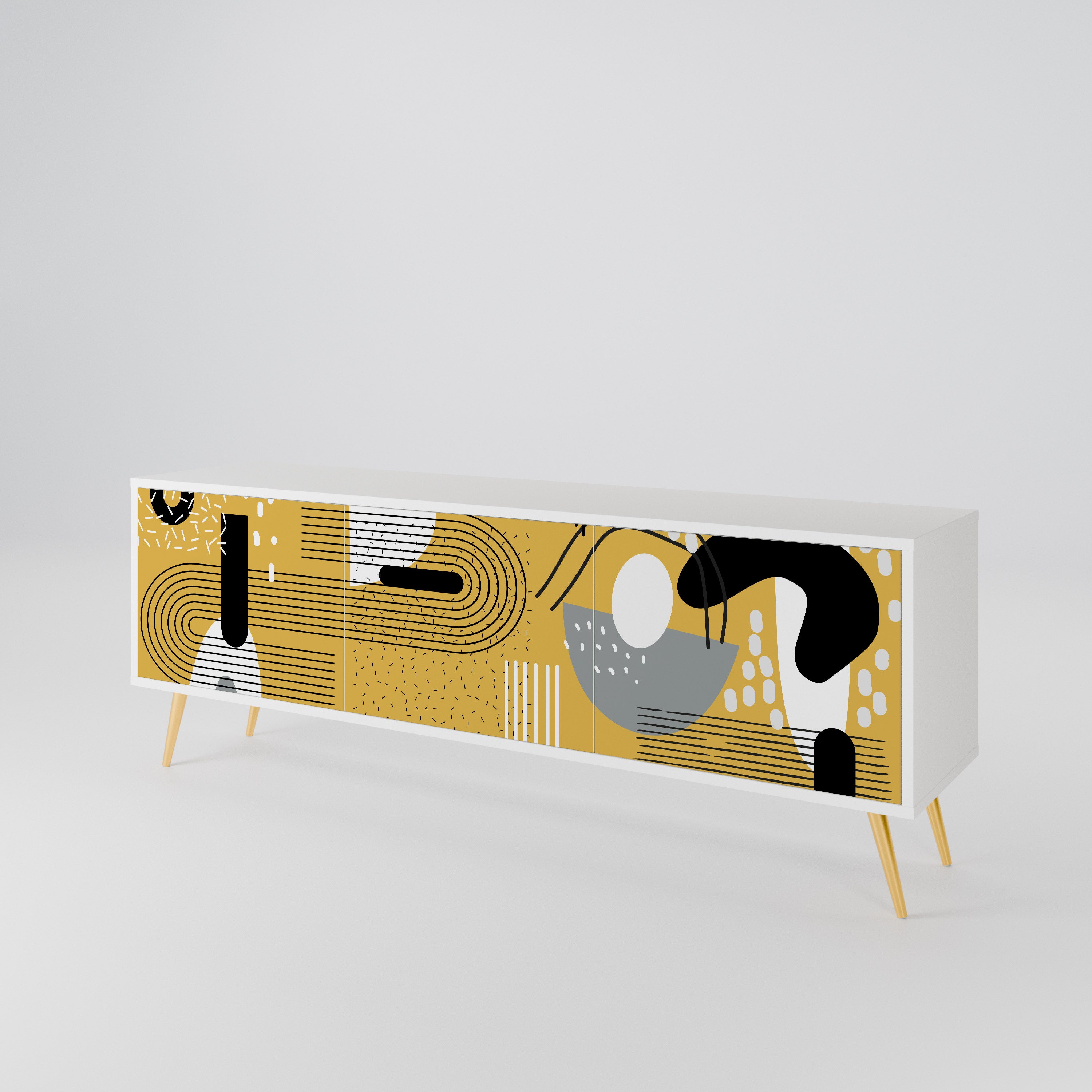 SHAPESHIFT SYMPHONY 3-Door TV Cabinet