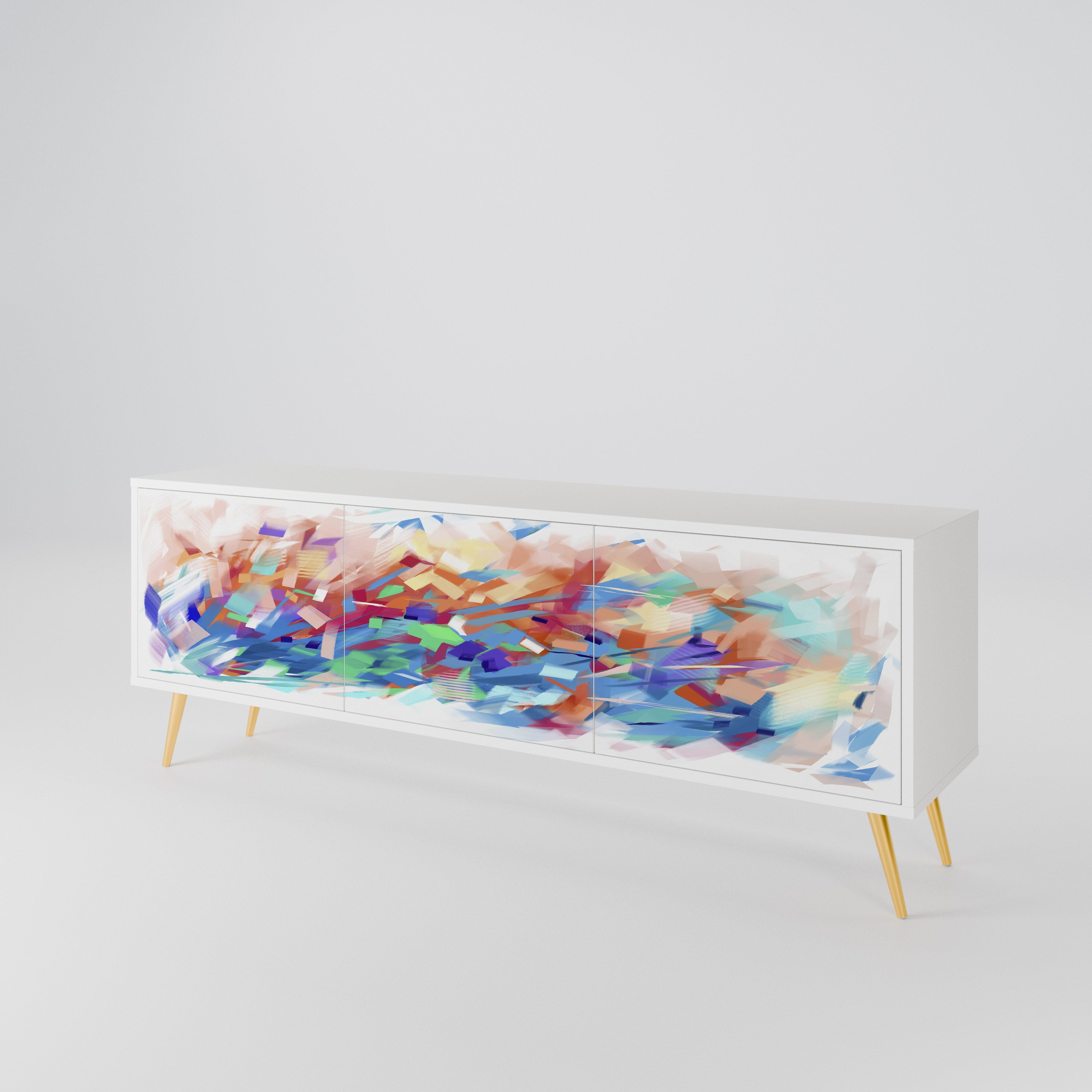 FINESSE MASH-UP 3-Door TV Cabinet