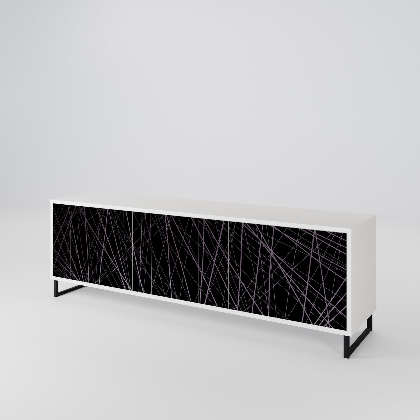 SHIMMER SPIDERGRAM 3-Door TV Cabinet