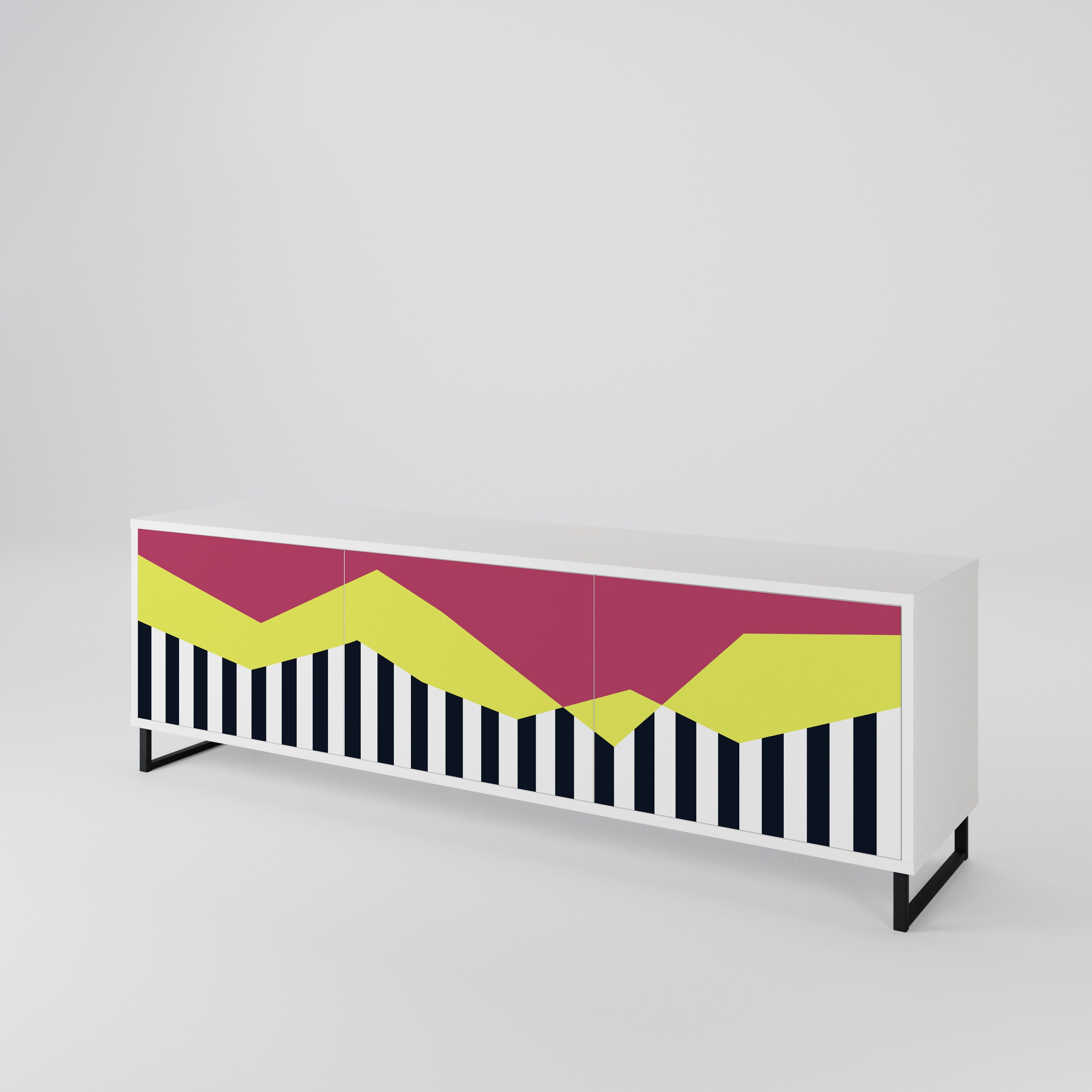 PIANO FANTASY 3-Door TV Cabinet