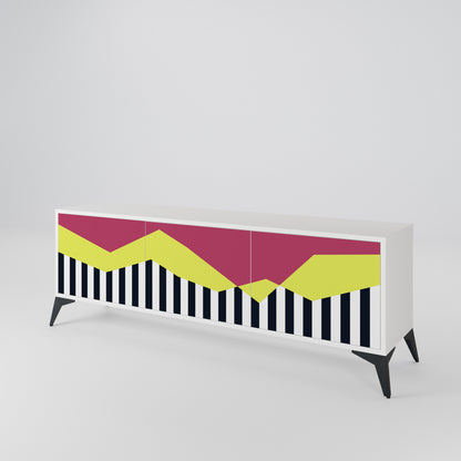 PIANO FANTASY Móvel de TV de 3 Portas