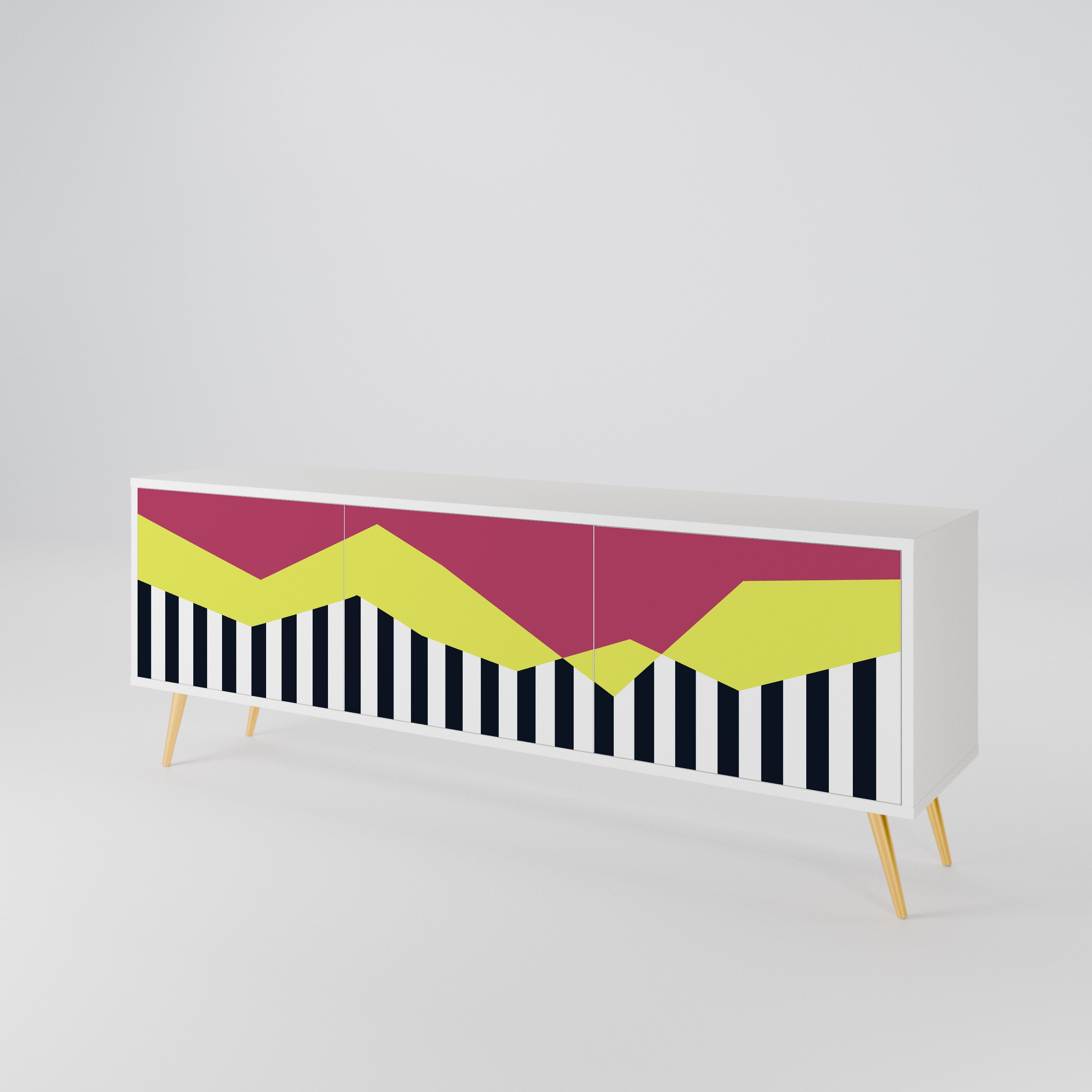 PIANO FANTASY 3-Door TV Cabinet
