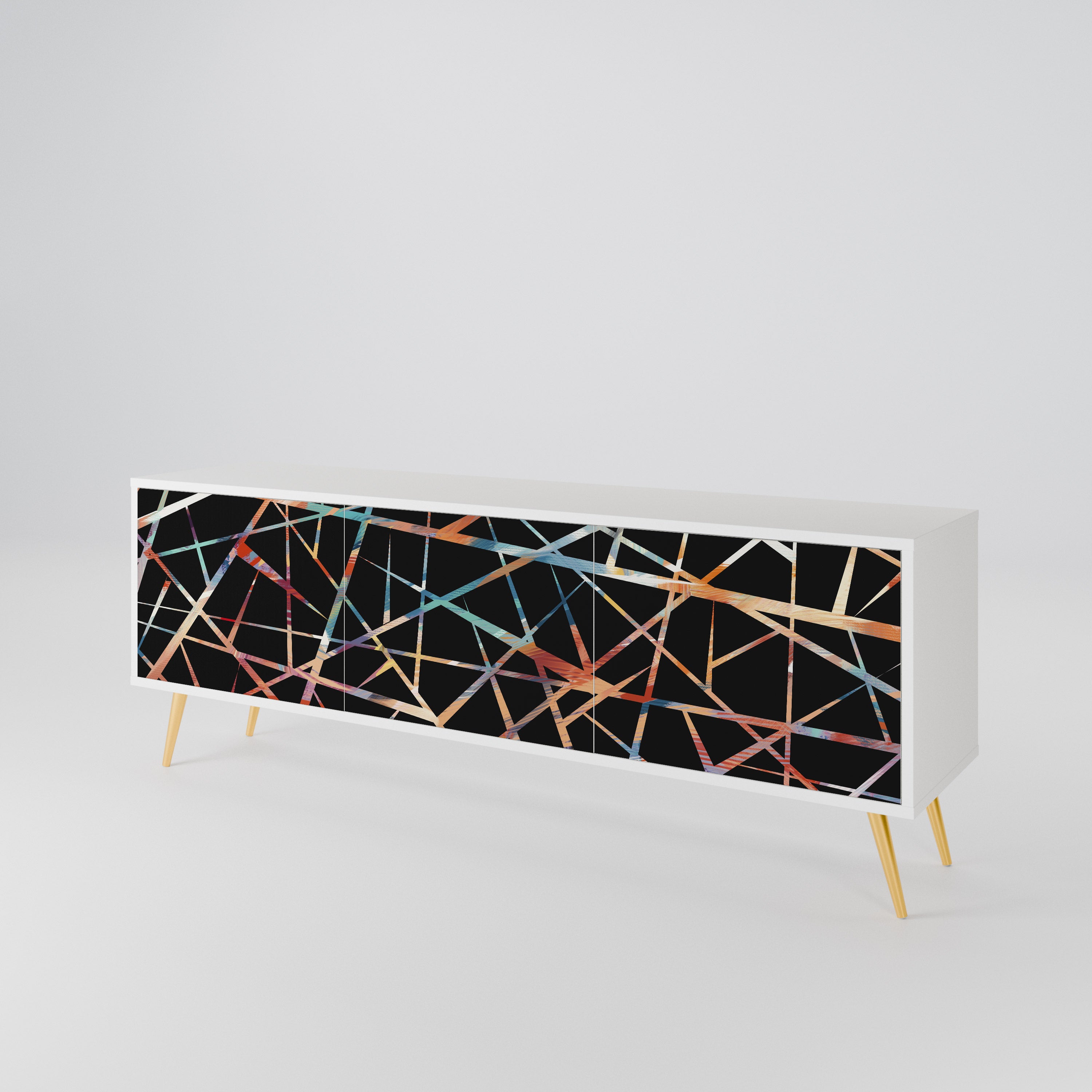 POLYGON VERVE 3-Door TV Cabinet
