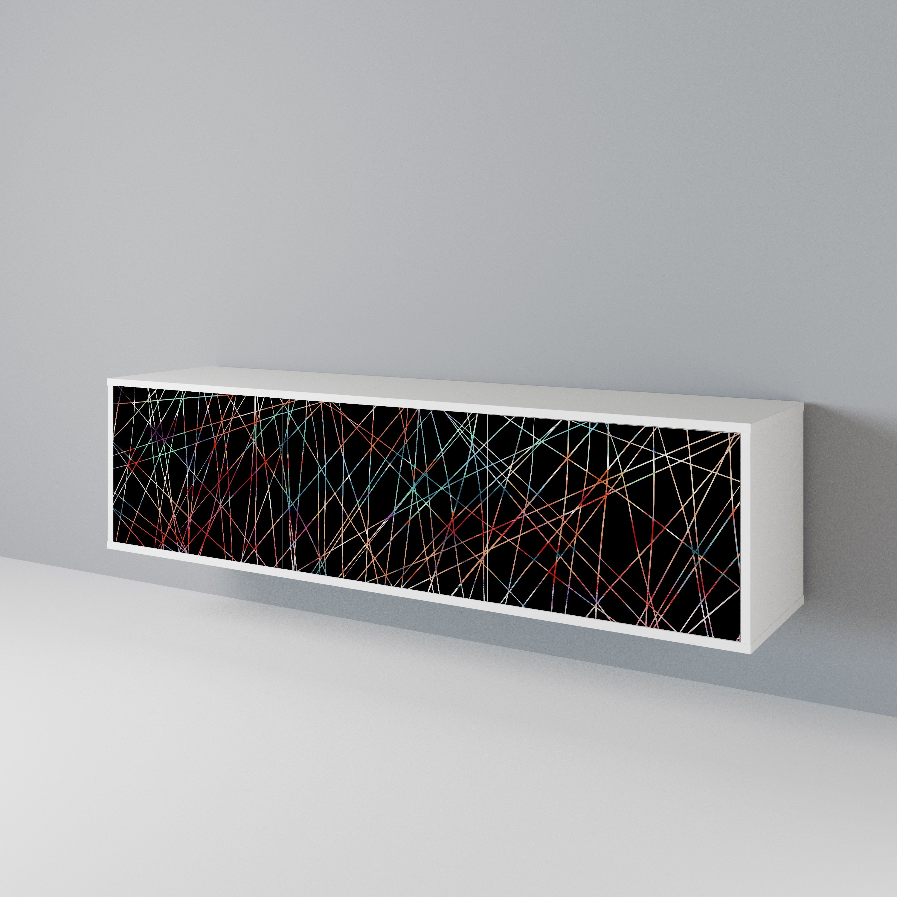 LUMINOUS SNARE 3-Door TV Cabinet