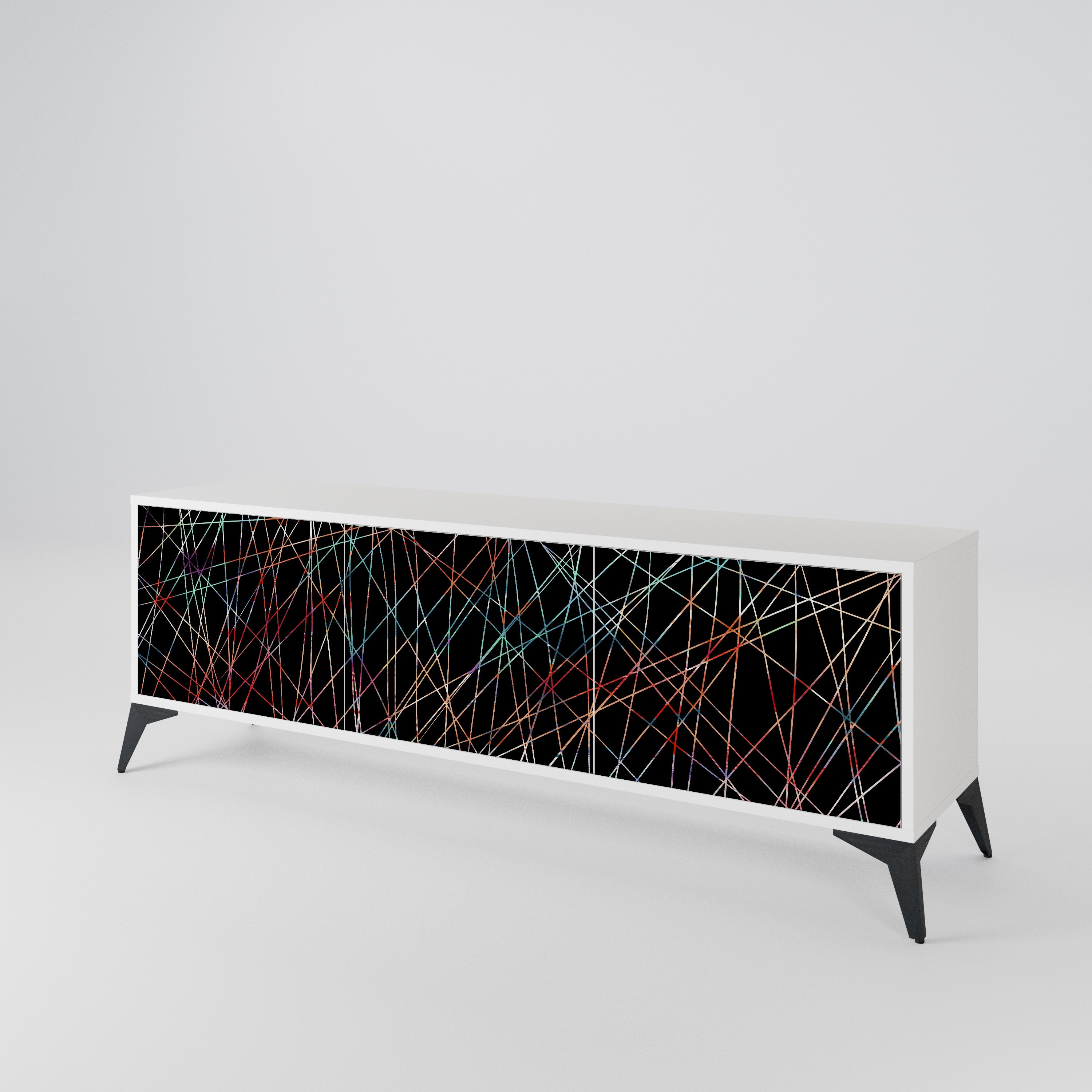 LUMINOUS SNARE 3-Door TV Cabinet