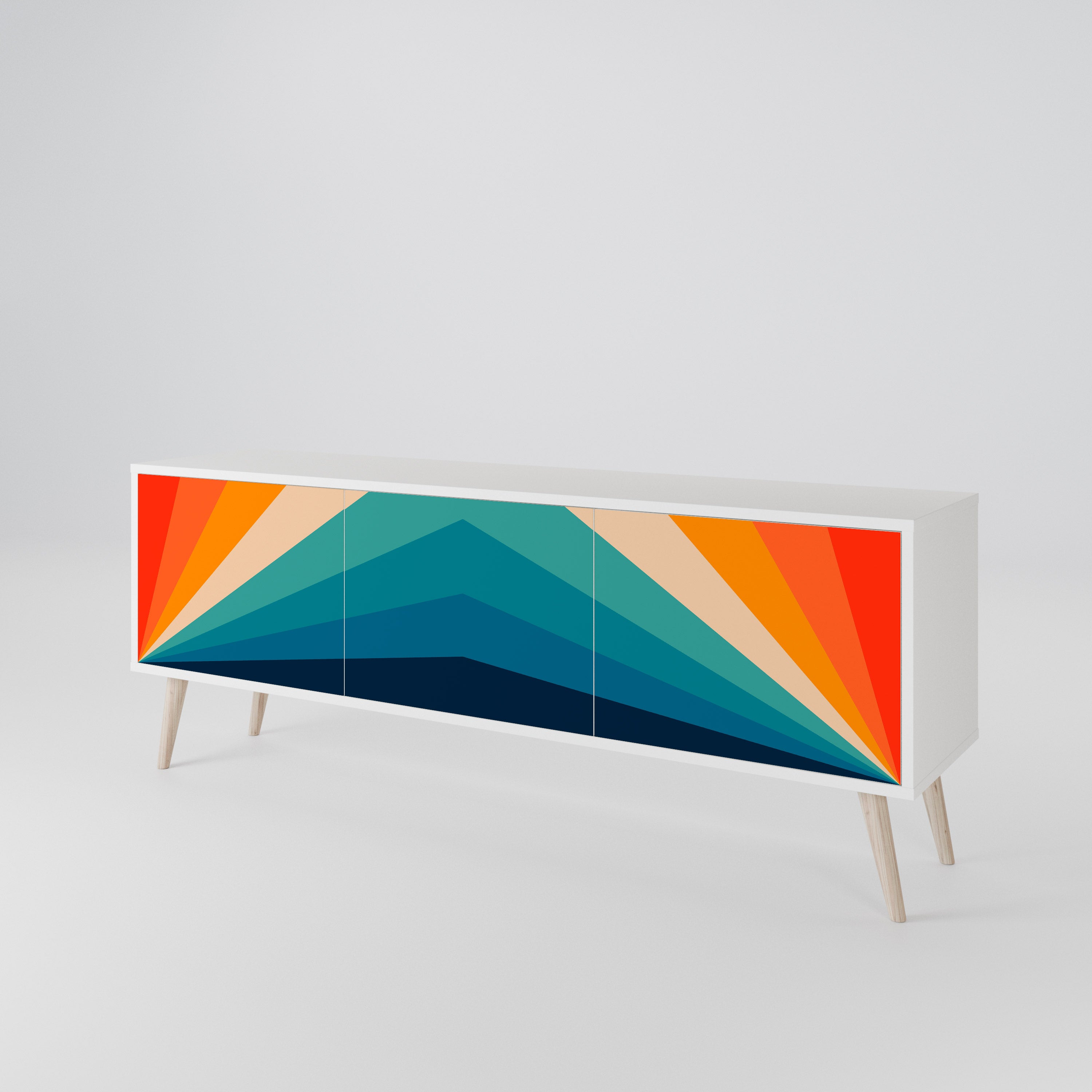 PRISM CONCUSSION 3-Door TV Cabinet
