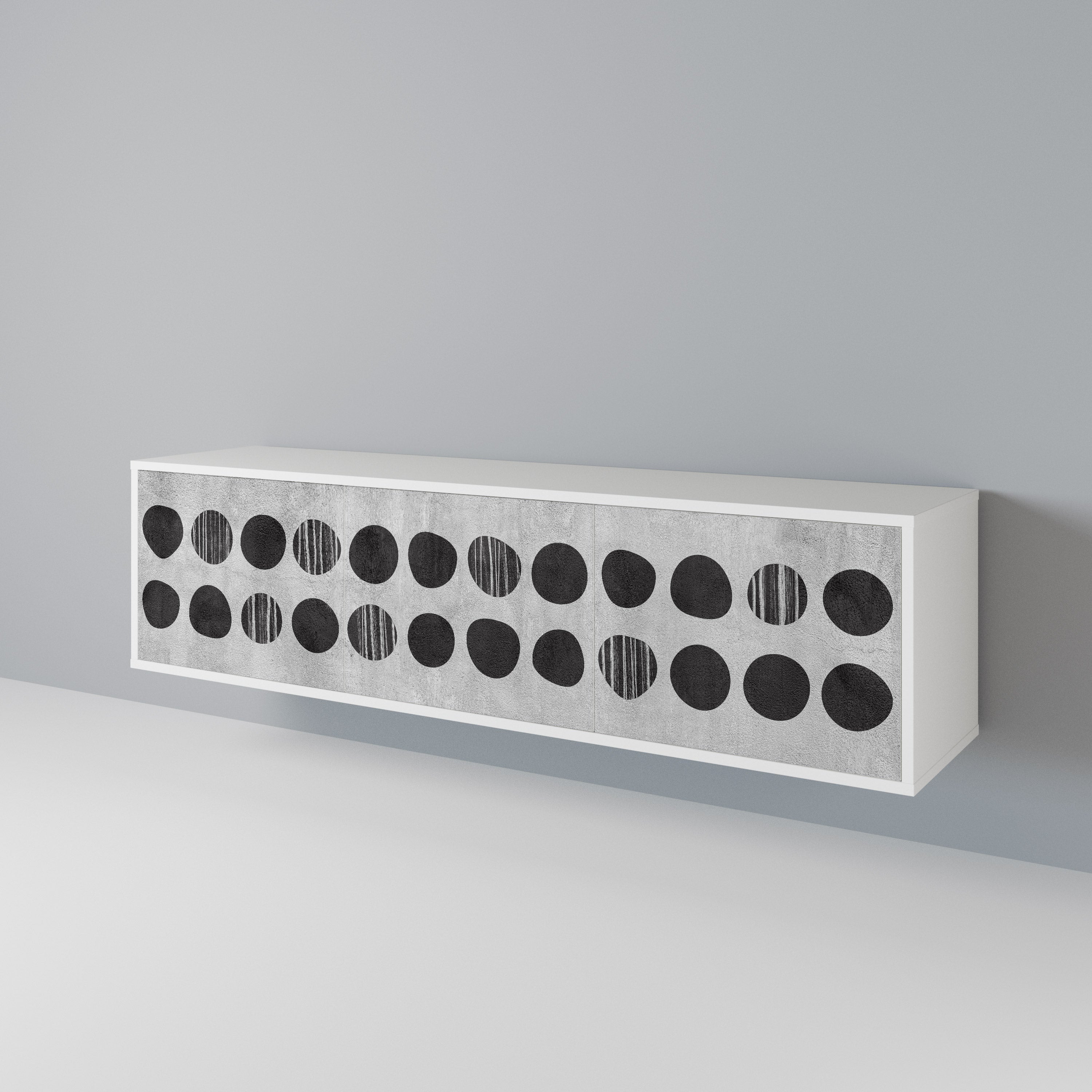 GHOSTLY GRADIENTS 3-Door TV Cabinet