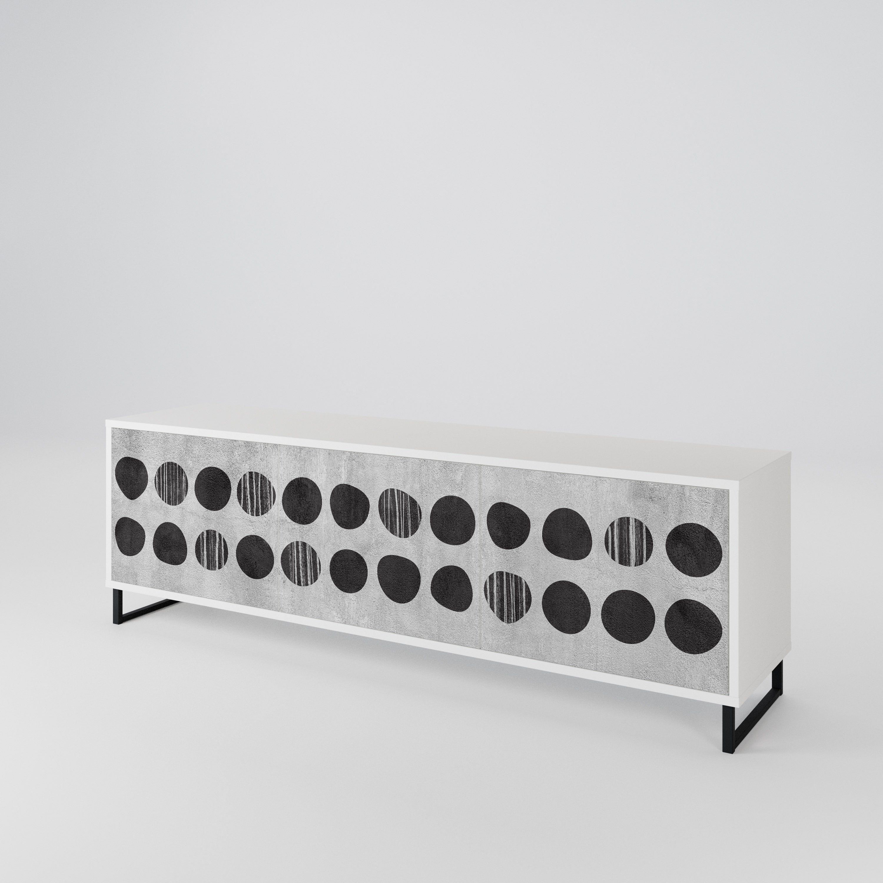 GHOSTLY GRADIENTS 3-Door TV Cabinet