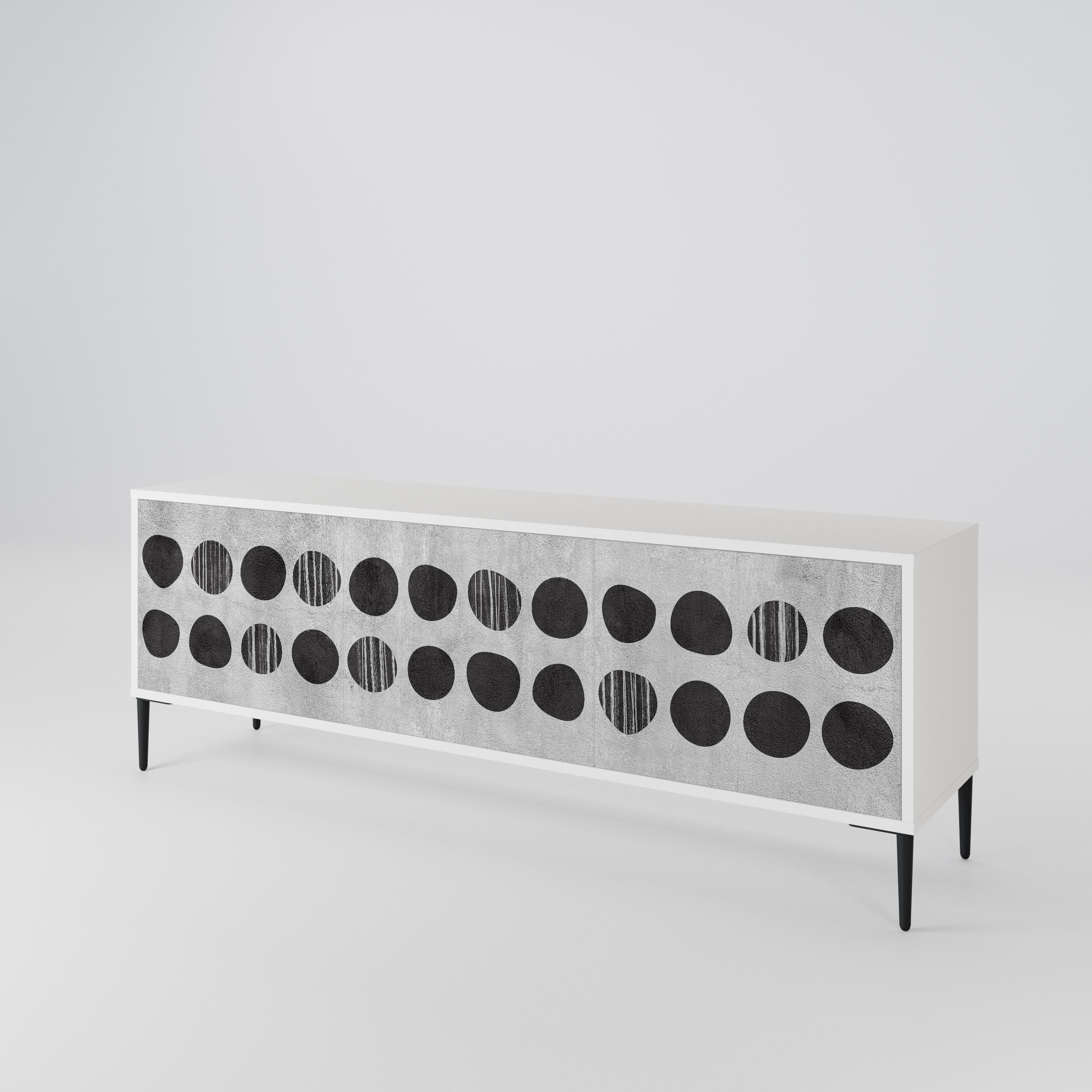 GHOSTLY GRADIENTS 3-Door TV Cabinet