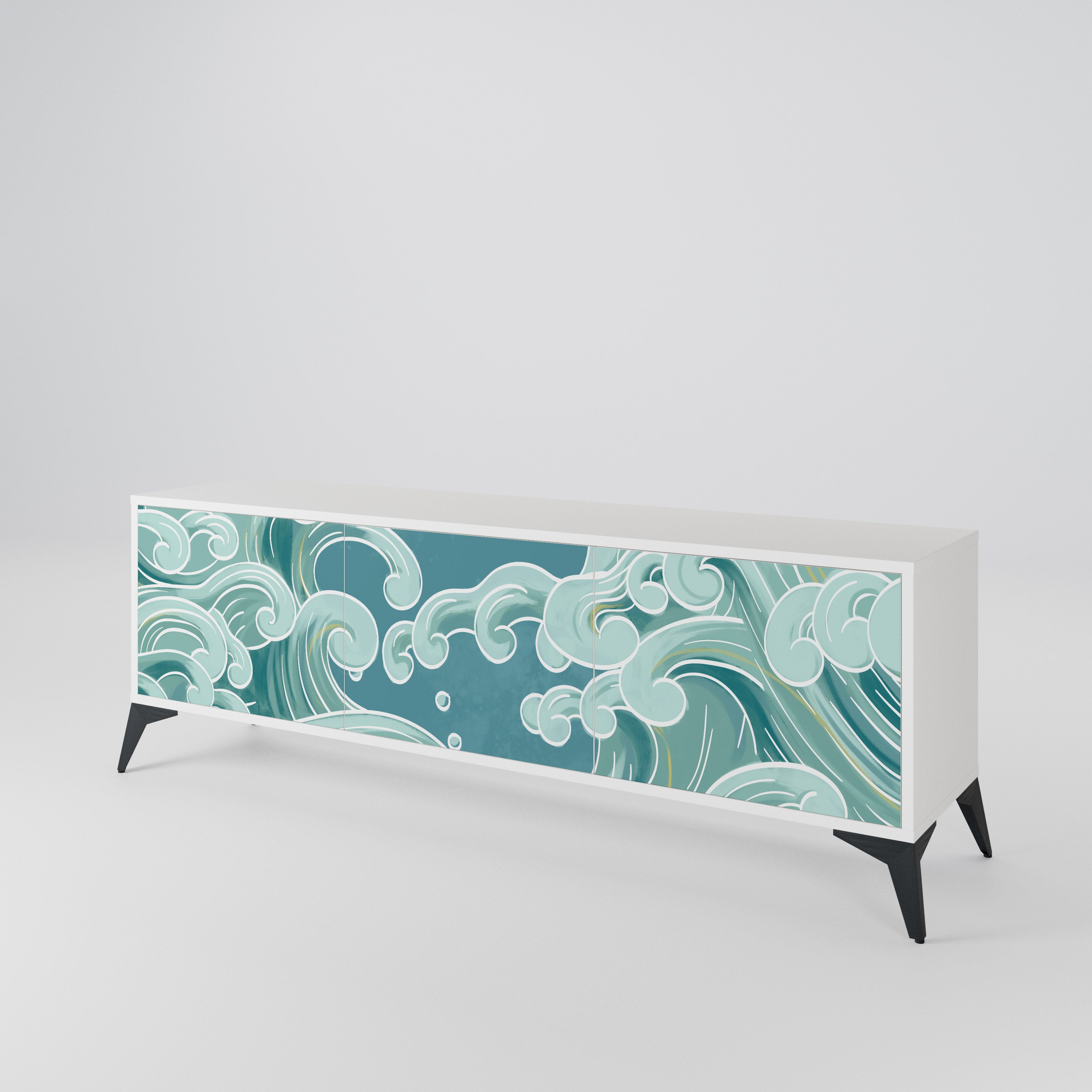 ASIAN SWAY 3-Door TV Cabinet