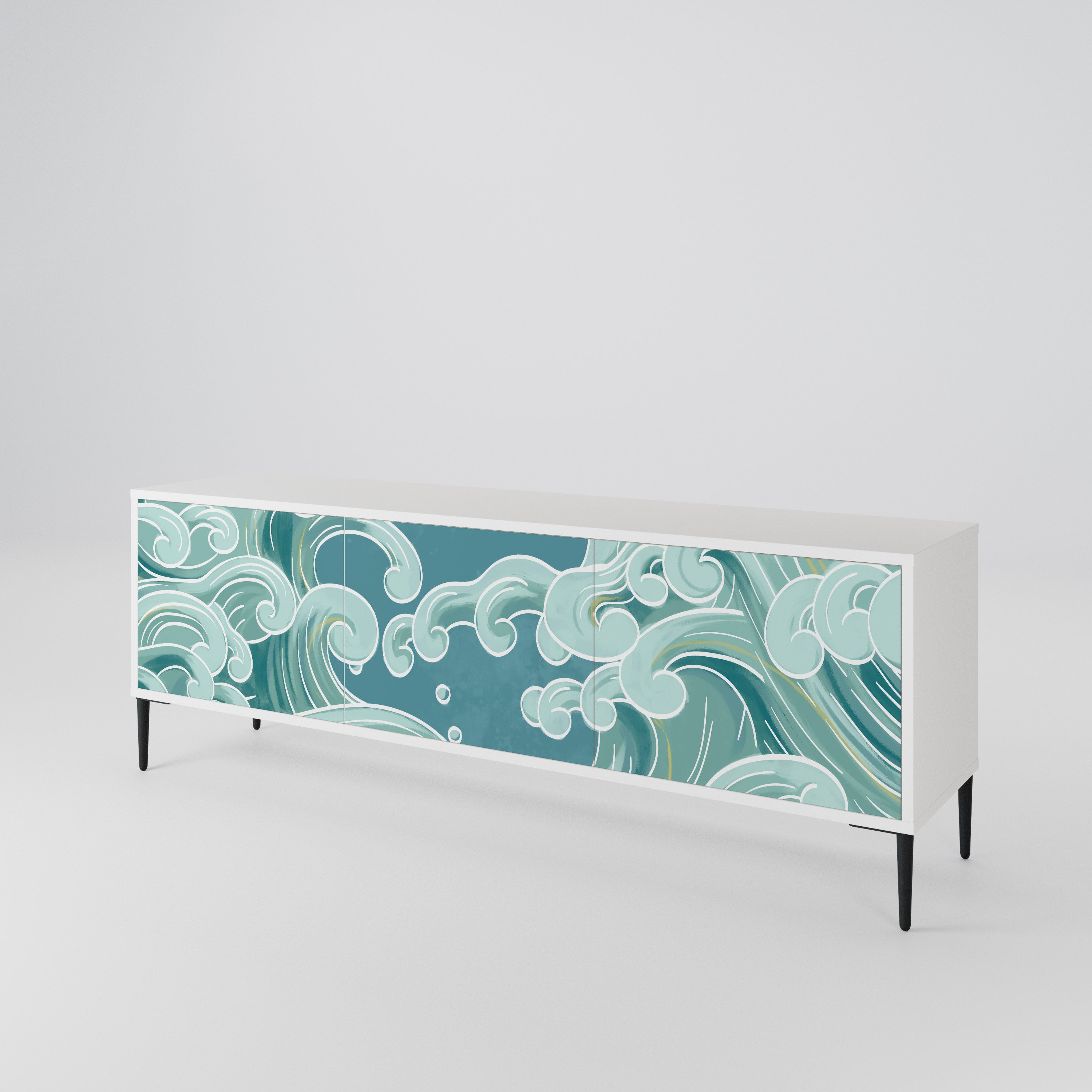 ASIAN SWAY 3-Door TV Cabinet
