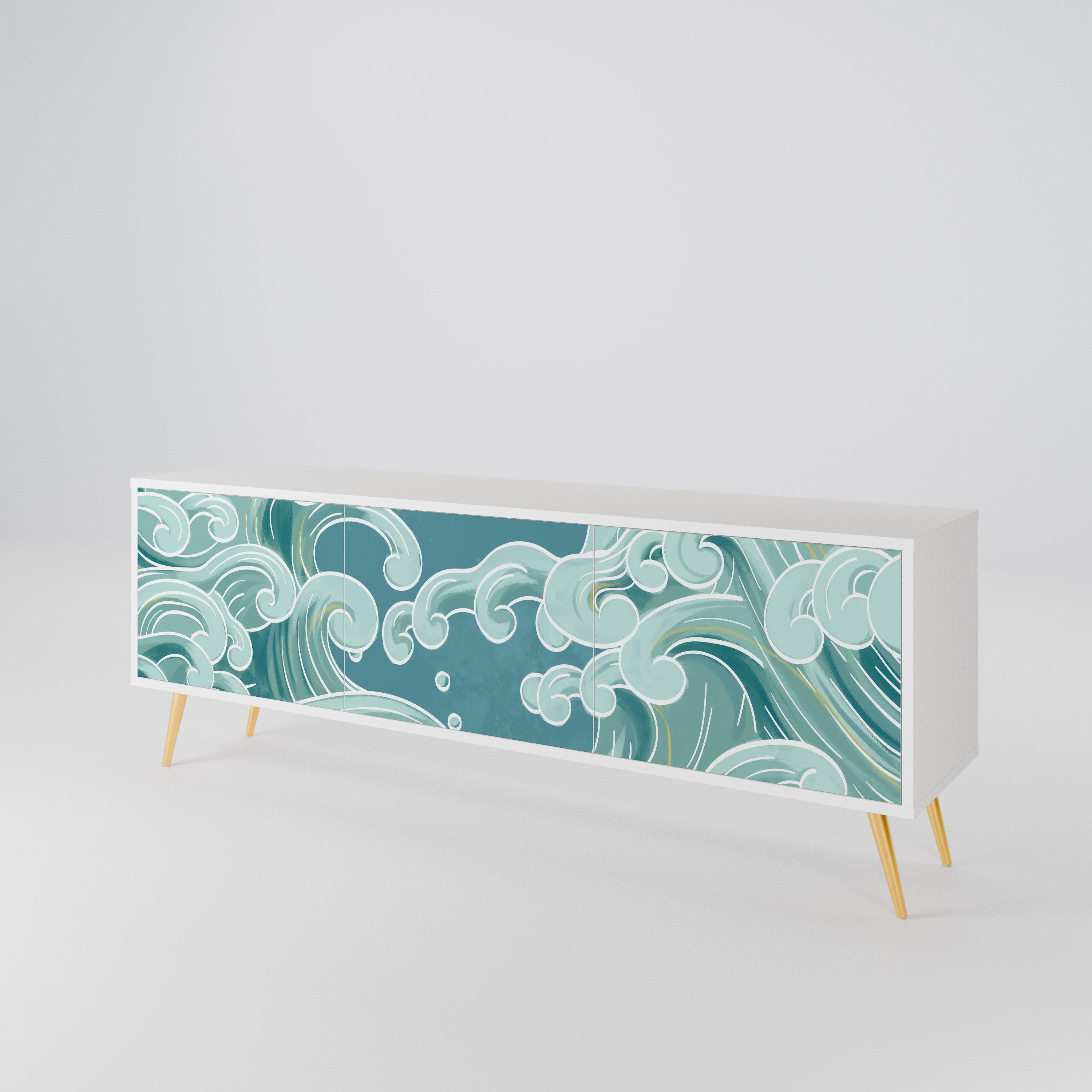 ASIAN SWAY 3-Door TV Cabinet