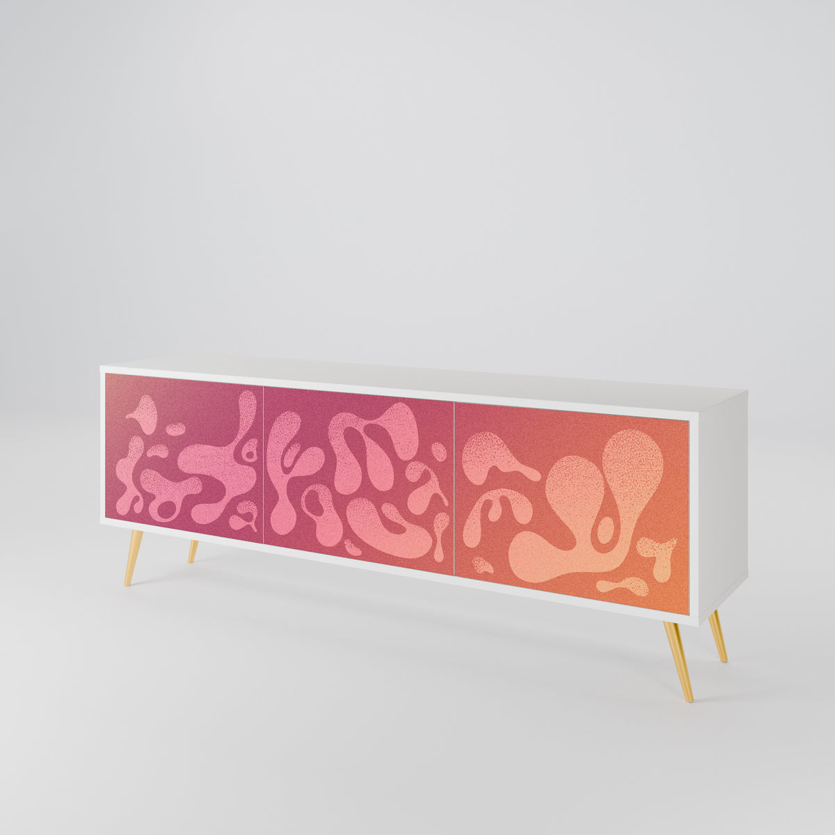IRREGULAR PINK Móvel de TV de 3 Portas