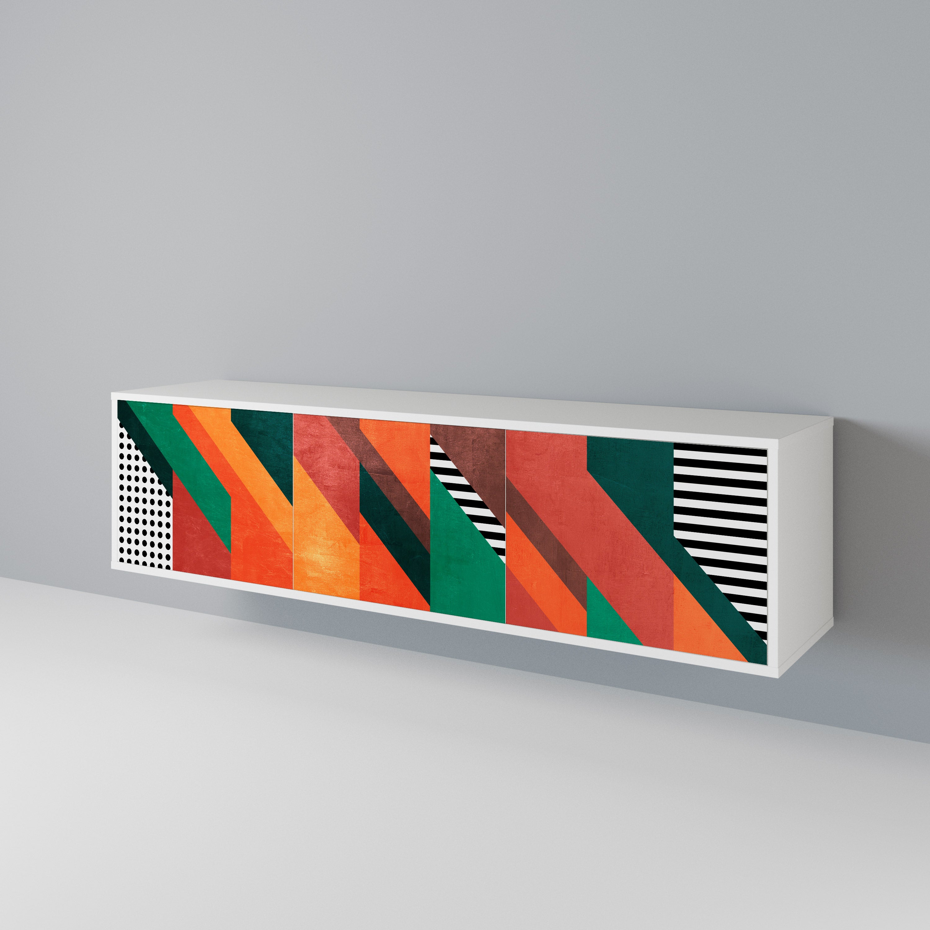 MAKESHIFT ARTISTRY 3-Door TV Cabinet