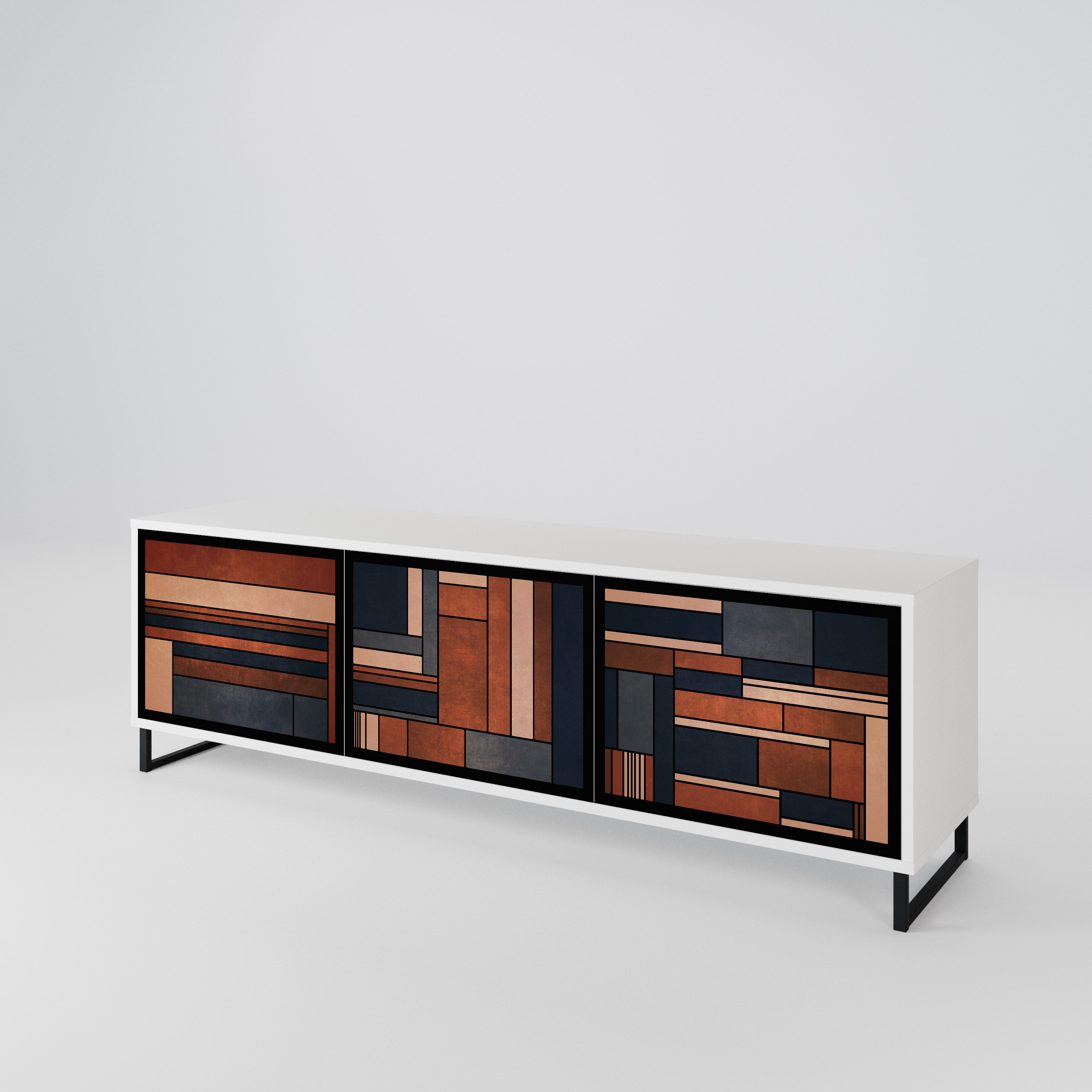 INTREPID FORMATION 3-Door TV Cabinet