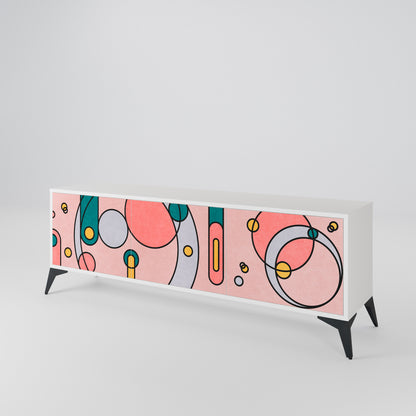 GOSSAMER ECHOES 3-Door TV Cabinet