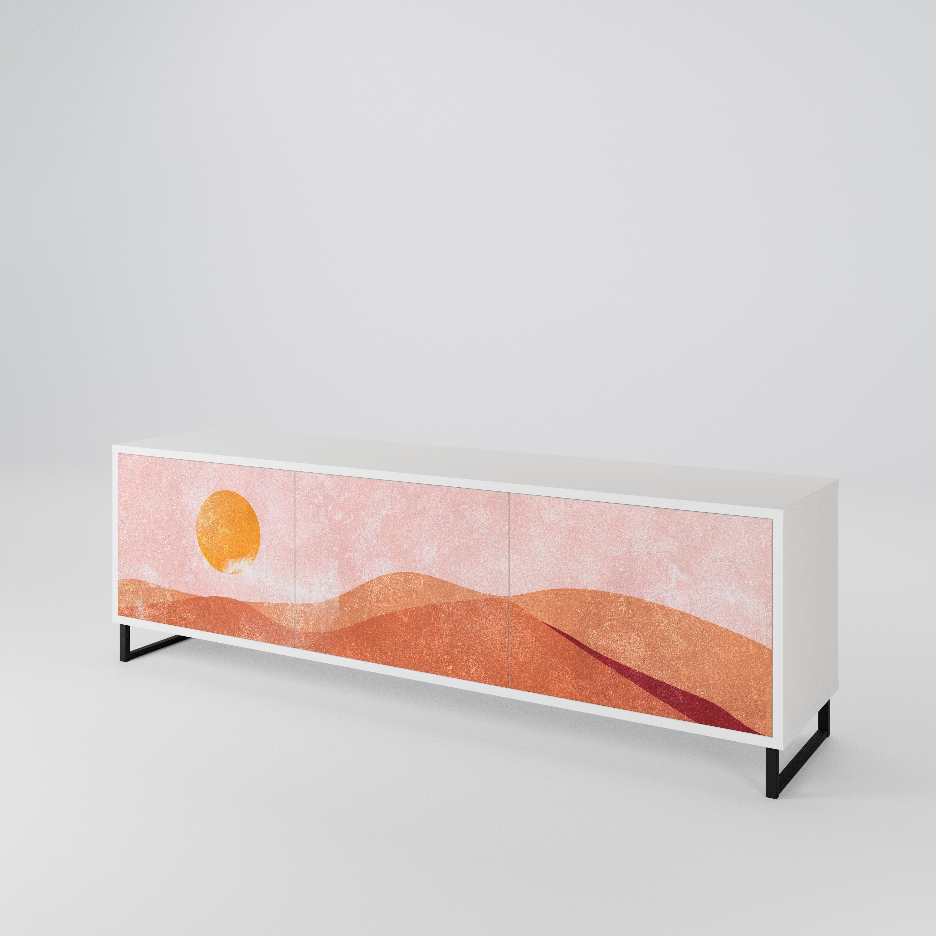 LUMINOUS SUNLIGHT 3-Door TV Cabinet