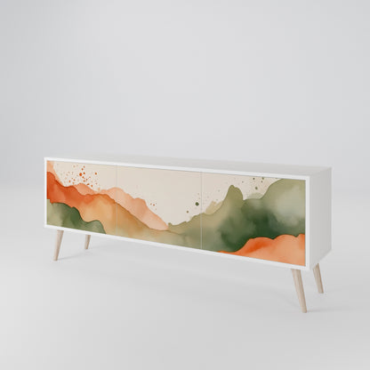 WATERCOLOUR PEAKS Móvel de TV de 3 Portas