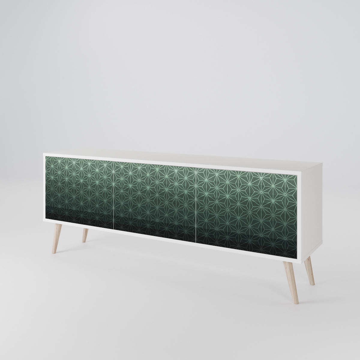ORNAMENTAL GLIMMER Móvel de TV de 3 Portas