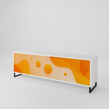 ORANGE ARRANGEMENT Móvel de TV de 3 Portas