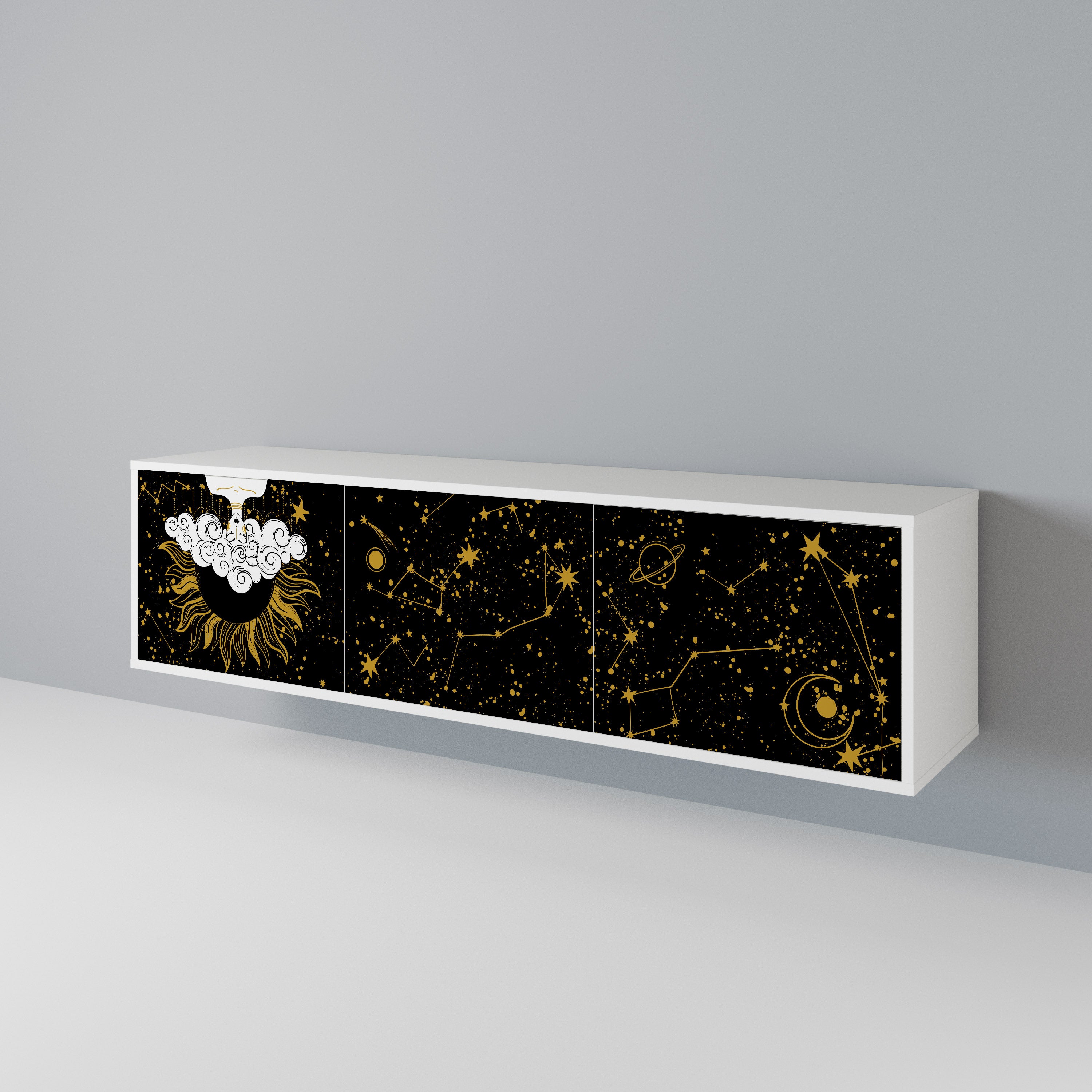 STELLAR CONSTELLATIONS Móvel de TV de 3 Portas