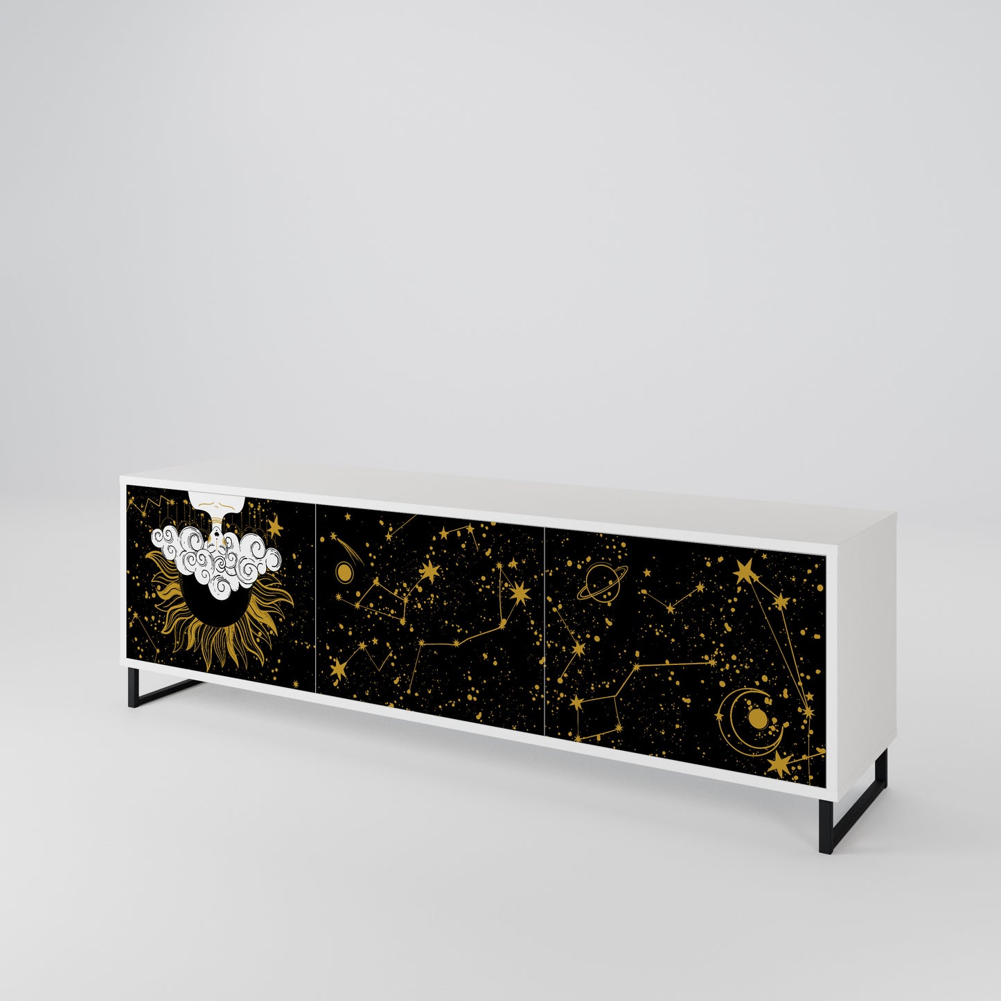 STELLAR CONSTELLATIONS Móvel de TV de 3 Portas