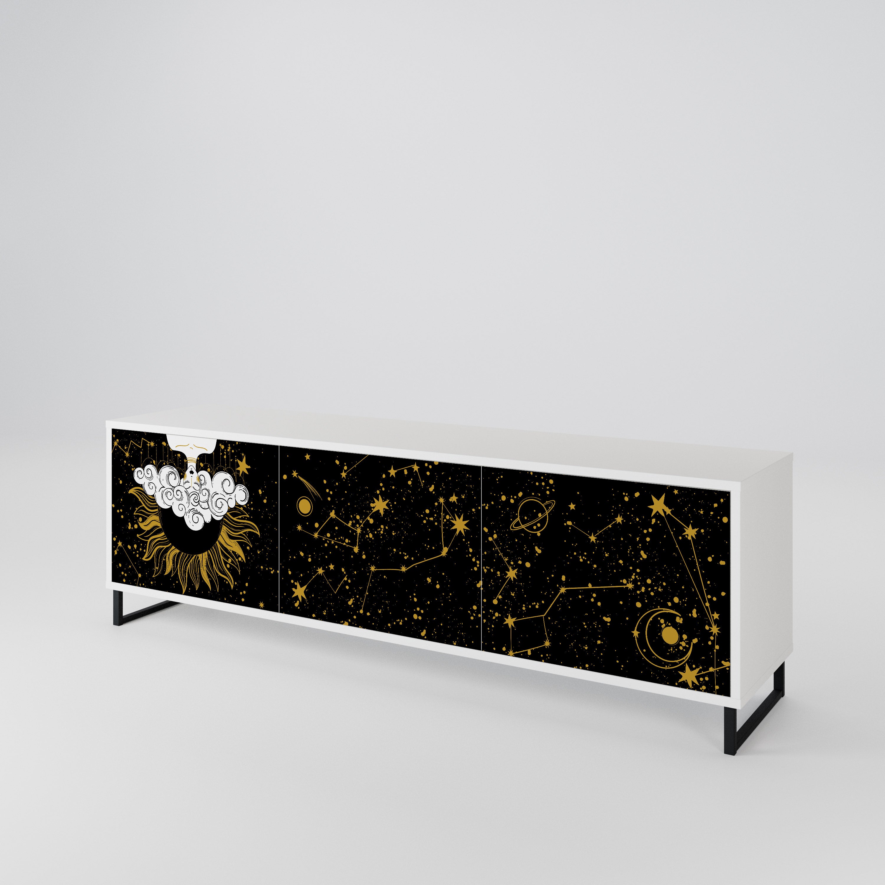 STELLAR CONSTELLATIONS Móvel de TV de 3 Portas
