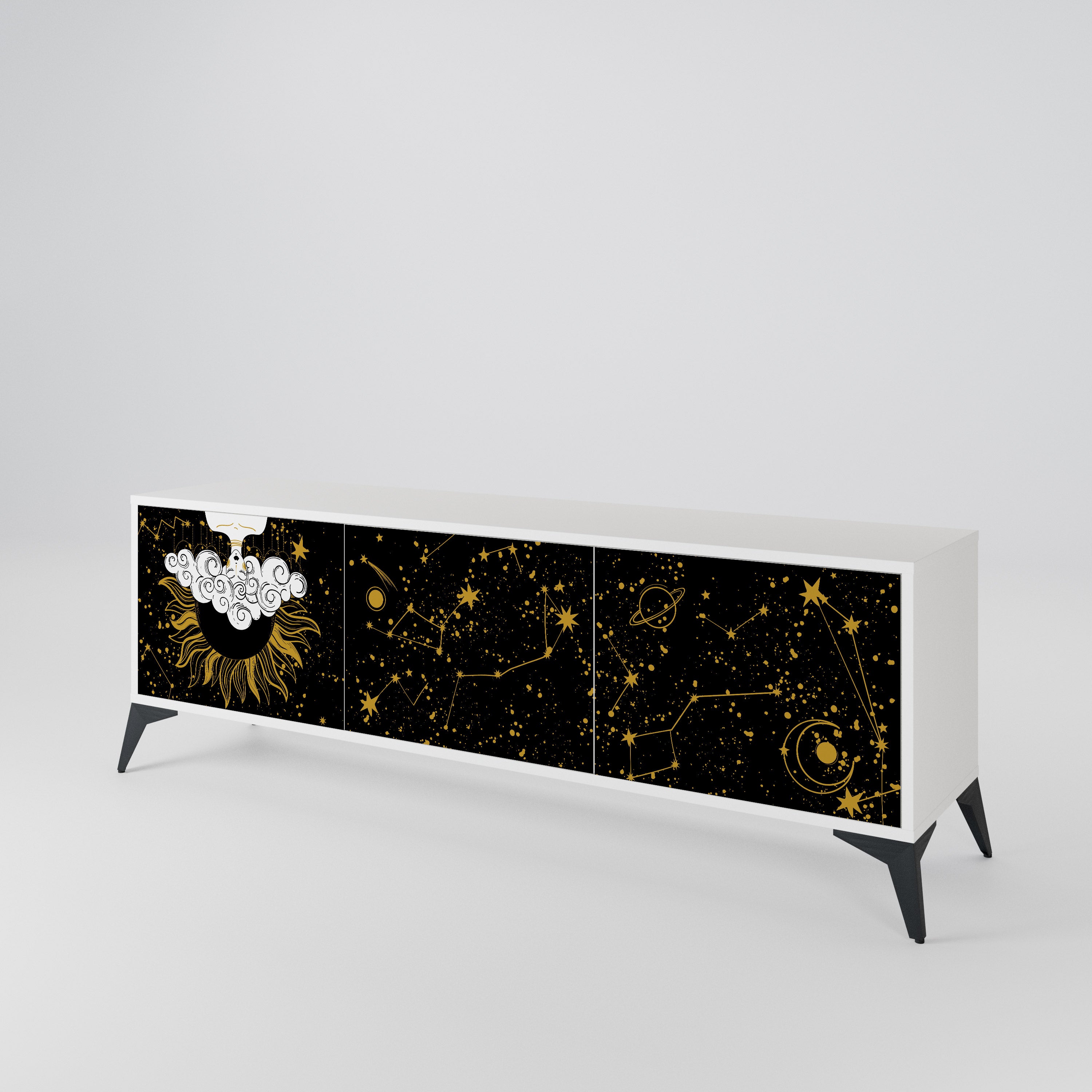 STELLAR CONSTELLATIONS Móvel de TV de 3 Portas