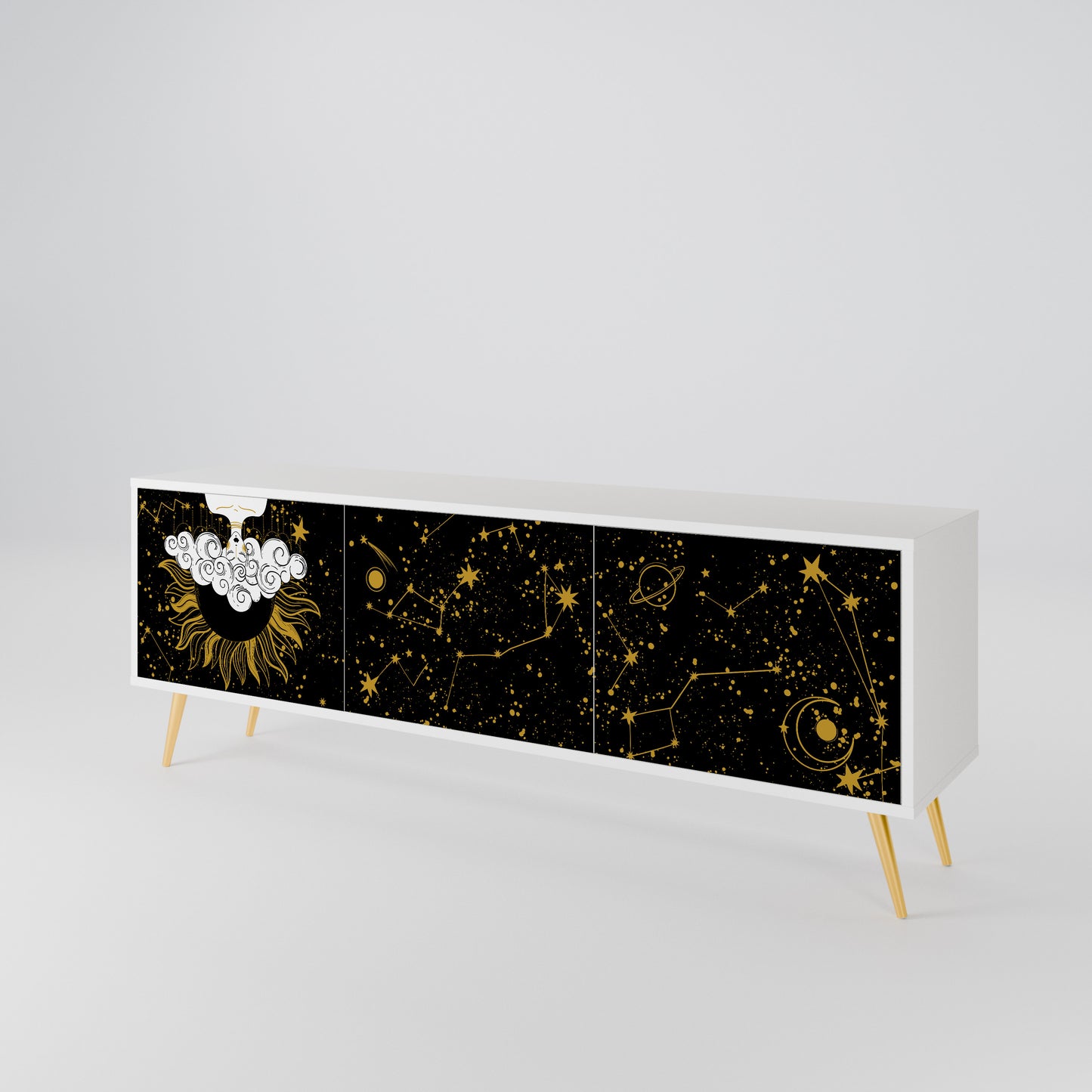 STELLAR CONSTELLATIONS Móvel de TV de 3 Portas