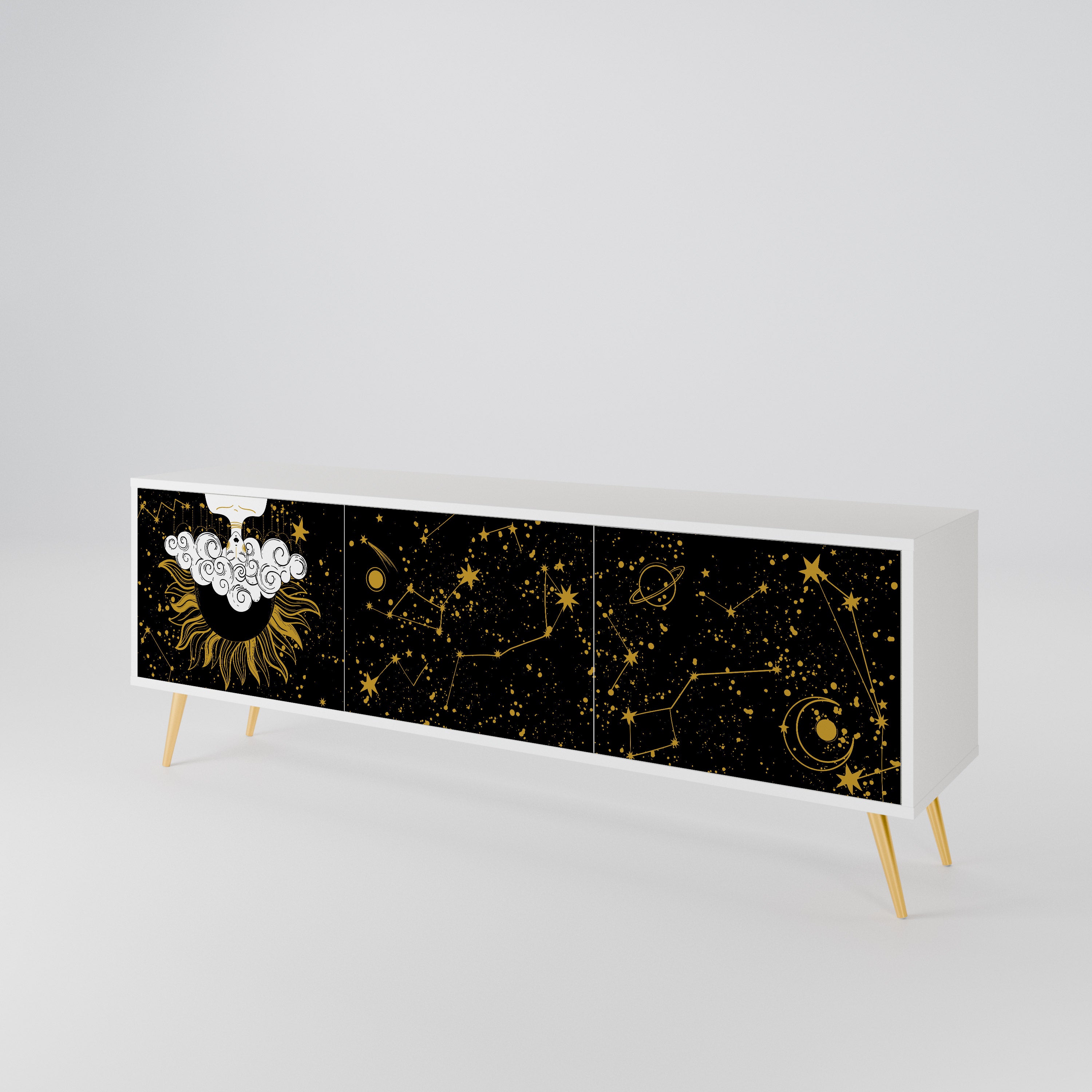 STELLAR CONSTELLATIONS Móvel de TV de 3 Portas