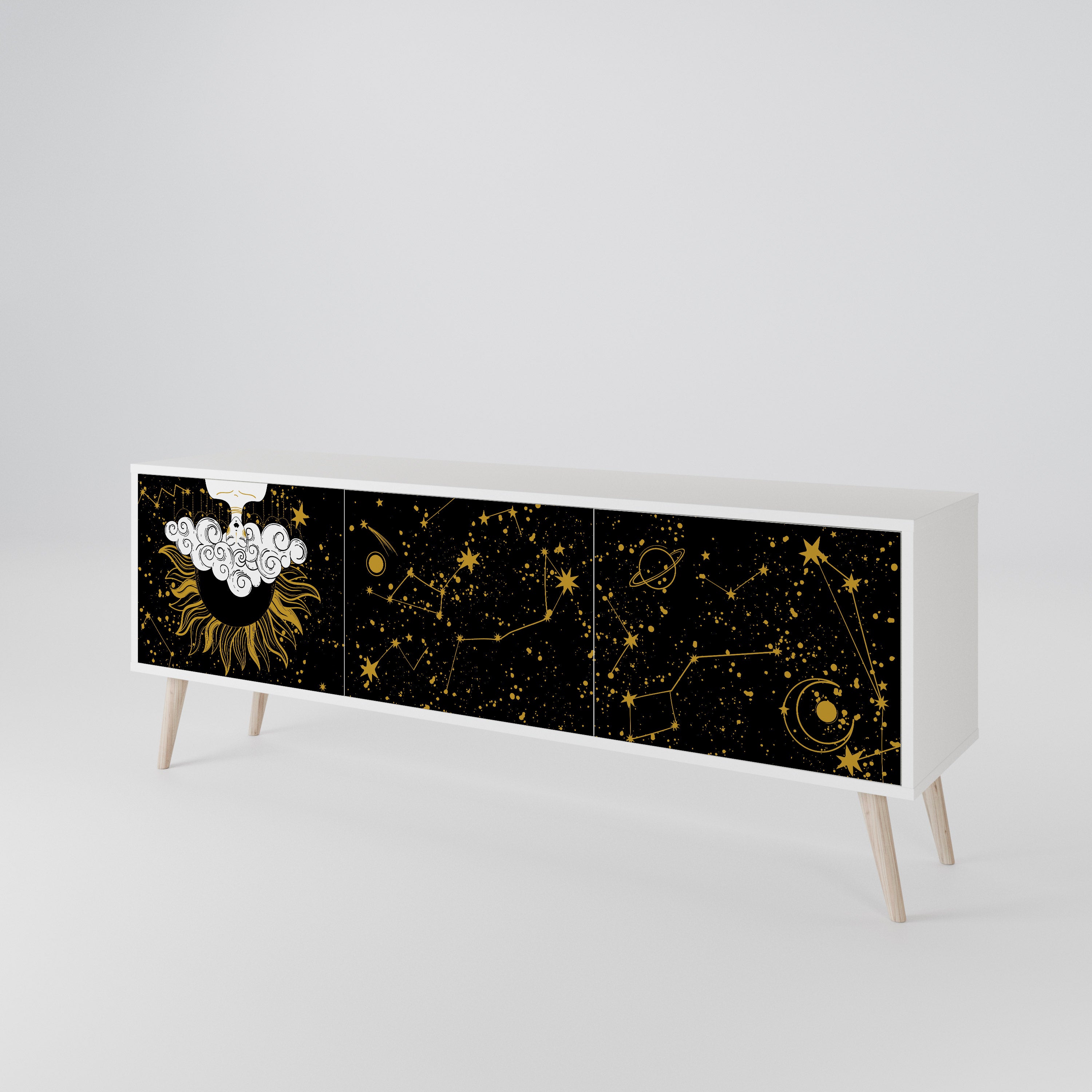 STELLAR CONSTELLATIONS Móvel de TV de 3 Portas