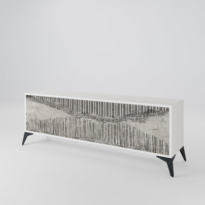 GRAIN LINES 3-Door TV Cabinet