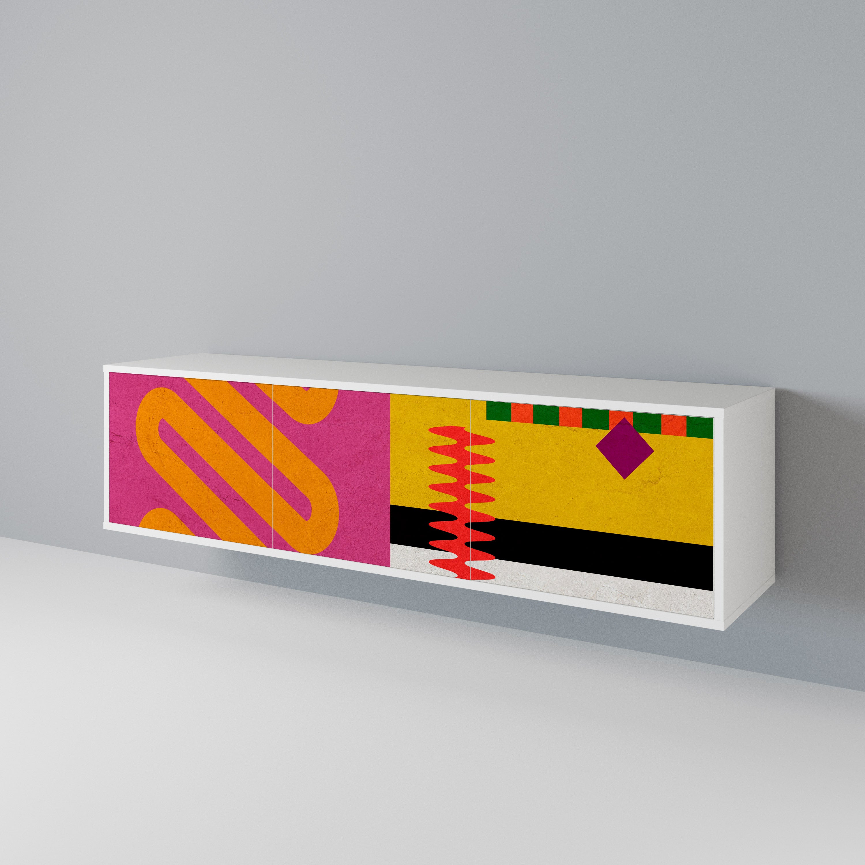 VIVID ART Móvel de TV de 3 Portas