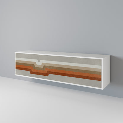 PECULIAR TRAIL 3-Door TV Cabinet