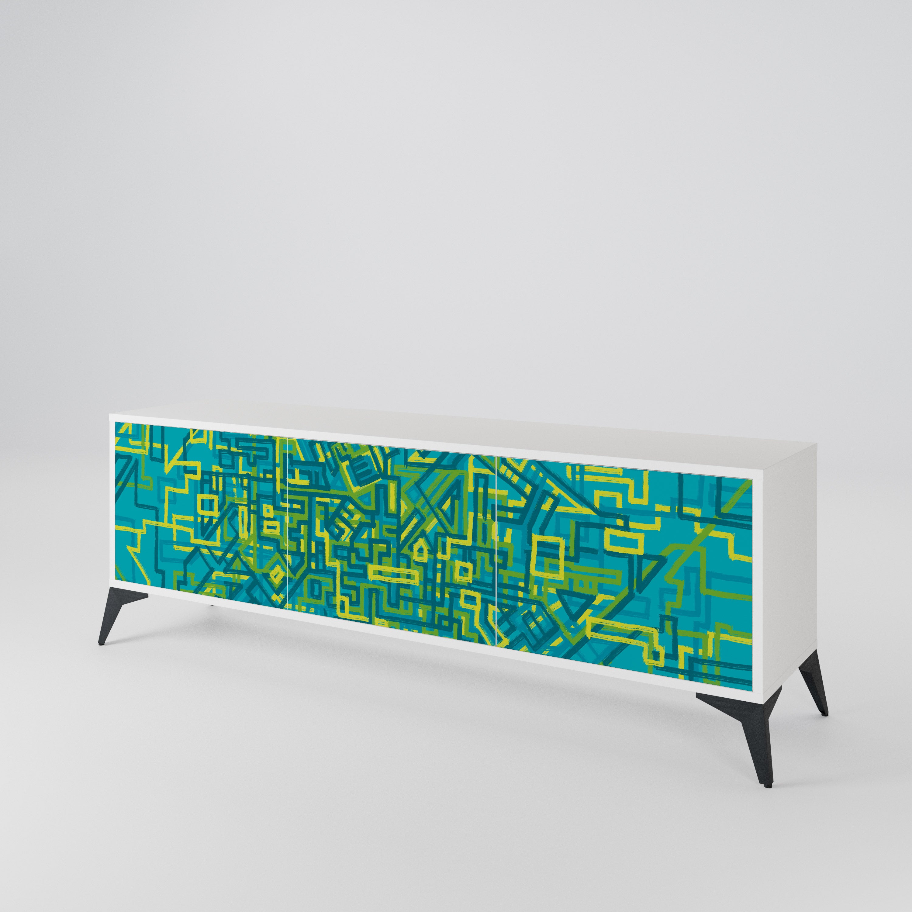 NOSTALGIC MEMORIES Móvel de TV de 3 Portas
