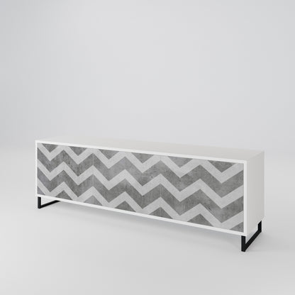 TOUGH ZIG ZAG Móvel de TV de 3 Portas