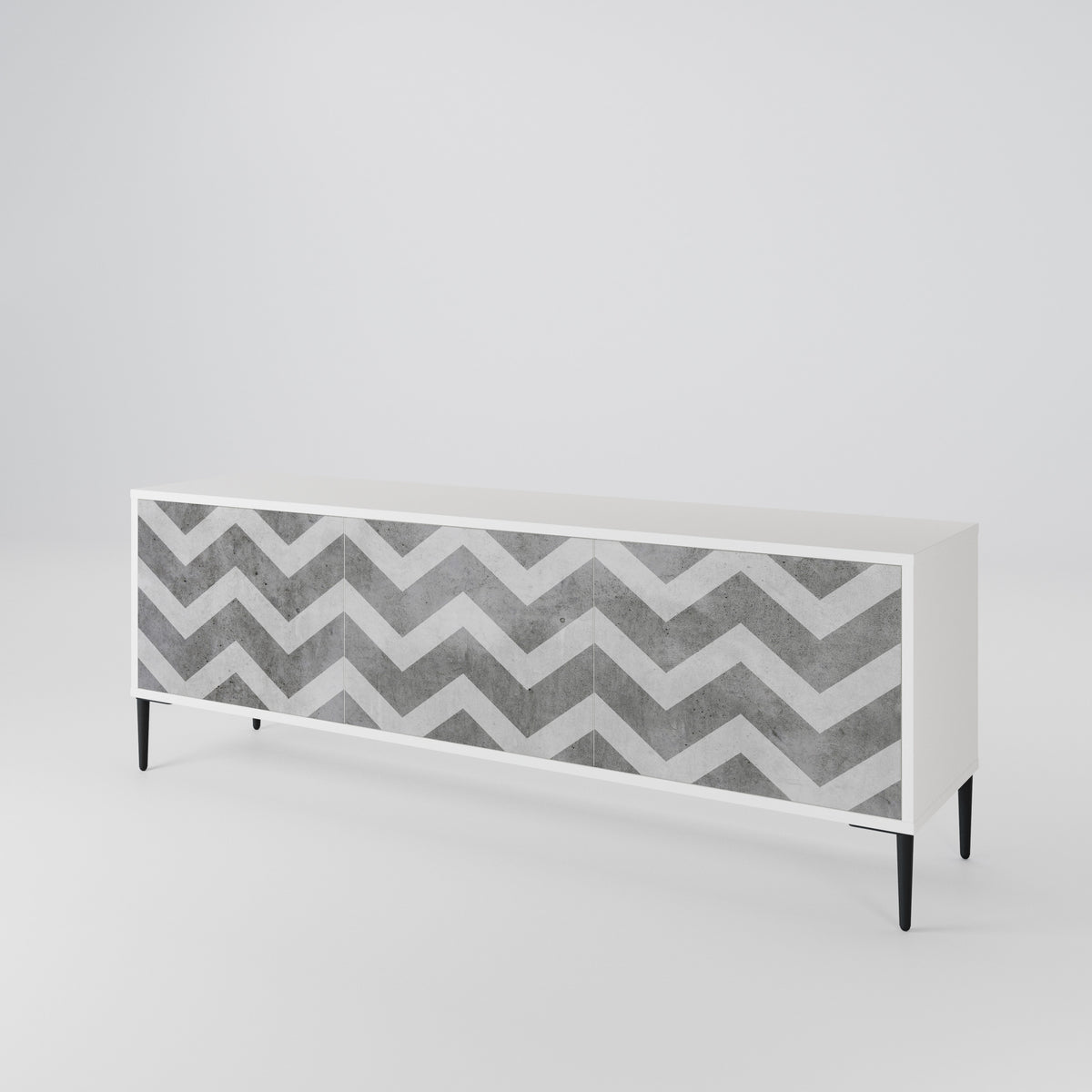 TOUGH ZIG ZAG Móvel de TV de 3 Portas