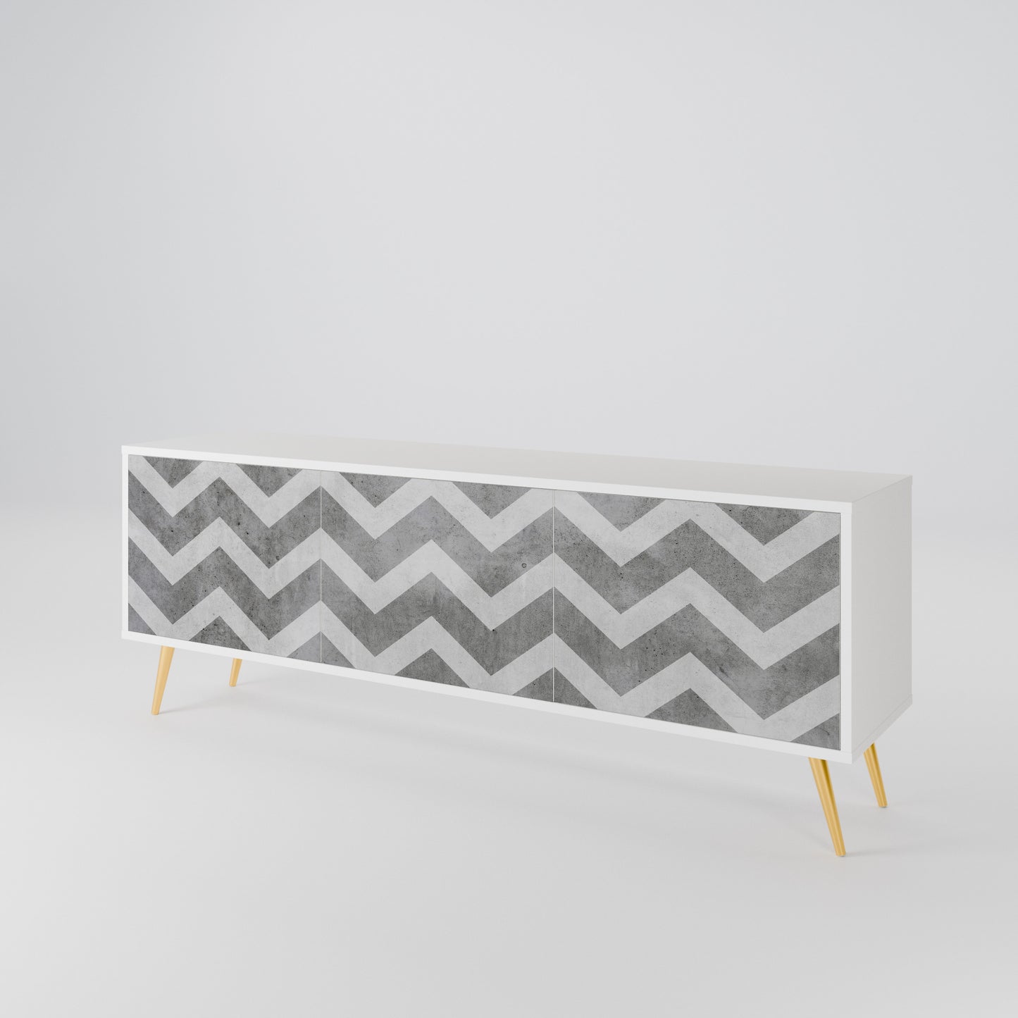 TOUGH ZIG ZAG Móvel de TV de 3 Portas