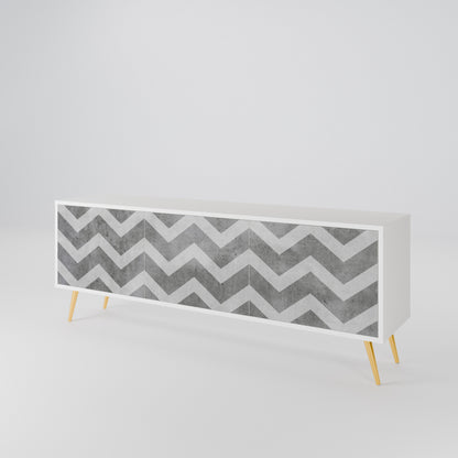 TOUGH ZIG ZAG Móvel de TV de 3 Portas