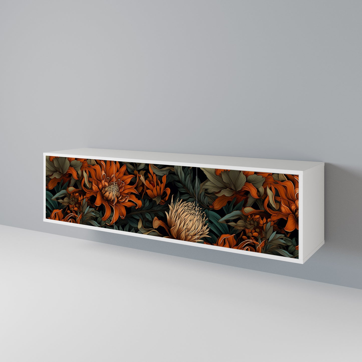 DAWN BLOOM Móvel de TV de 3 Portas