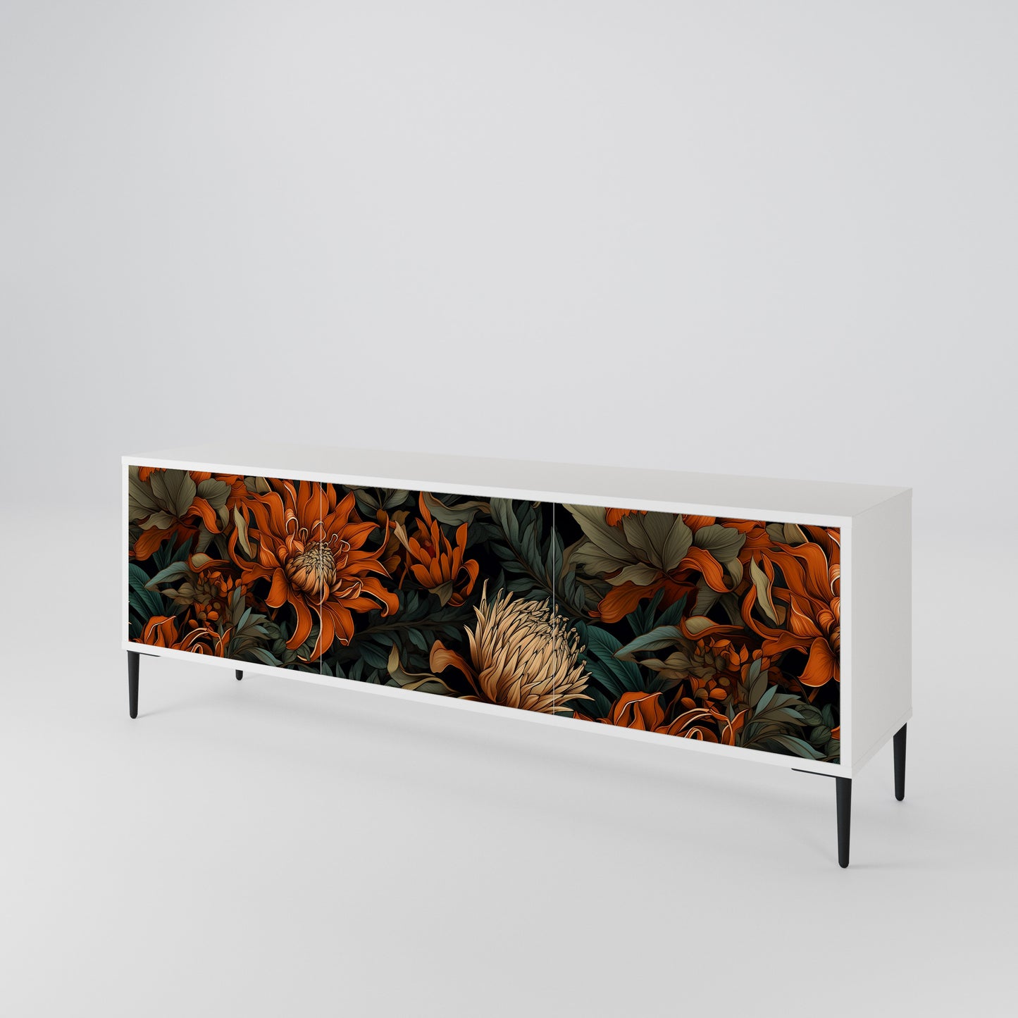 DAWN BLOOM Móvel de TV de 3 Portas