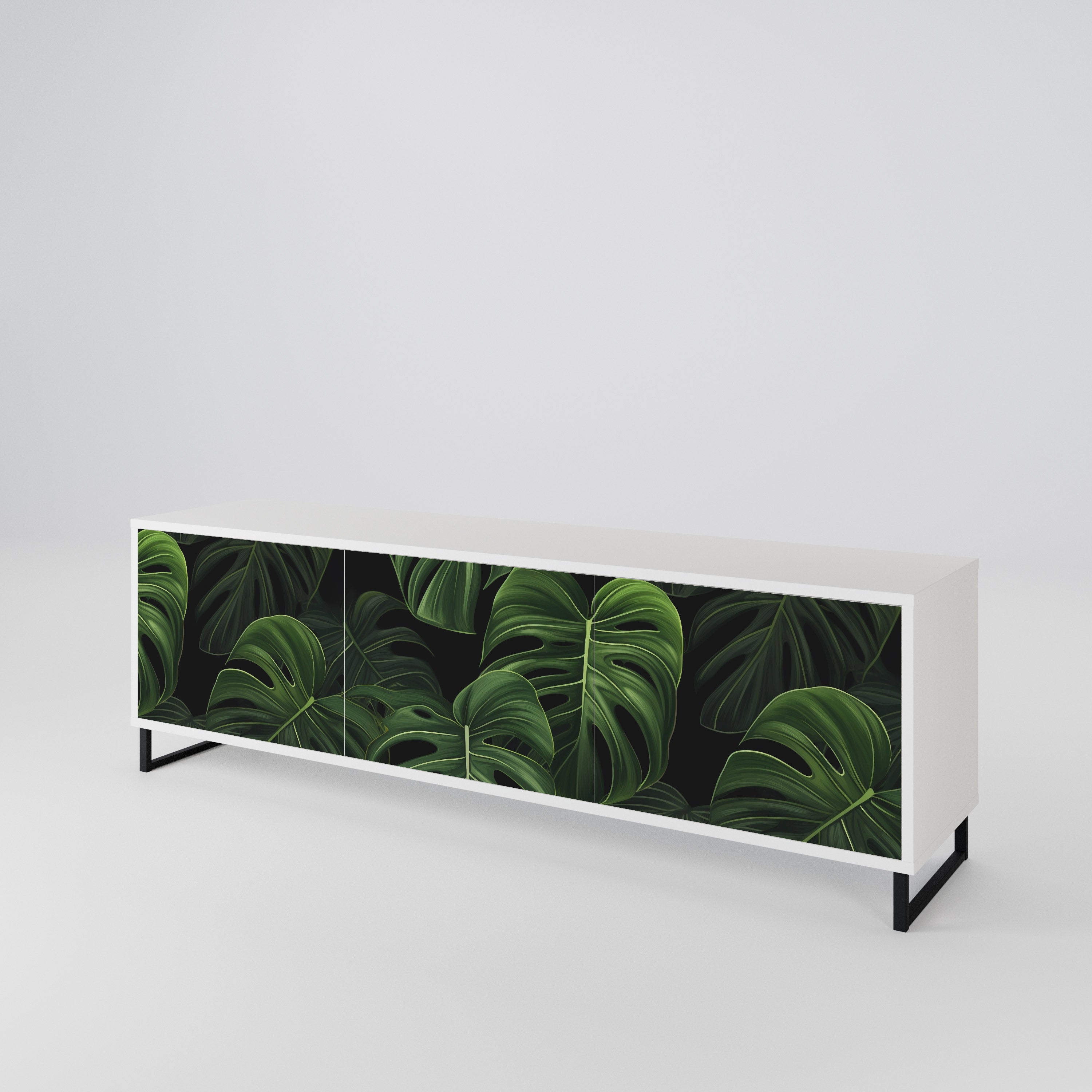 INFINITE MONSTERA Móvel de TV de 3 Portas