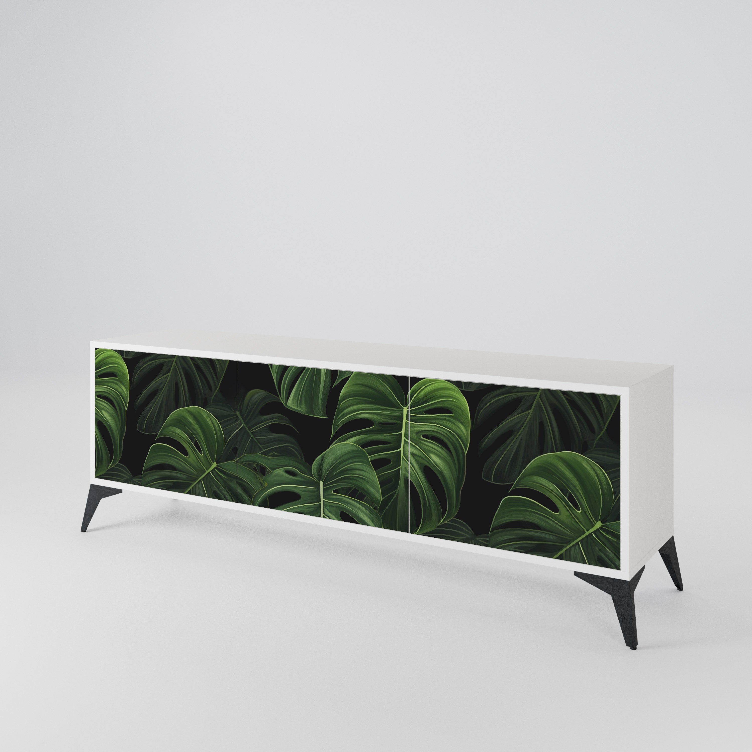 INFINITE MONSTERA Móvel de TV de 3 Portas