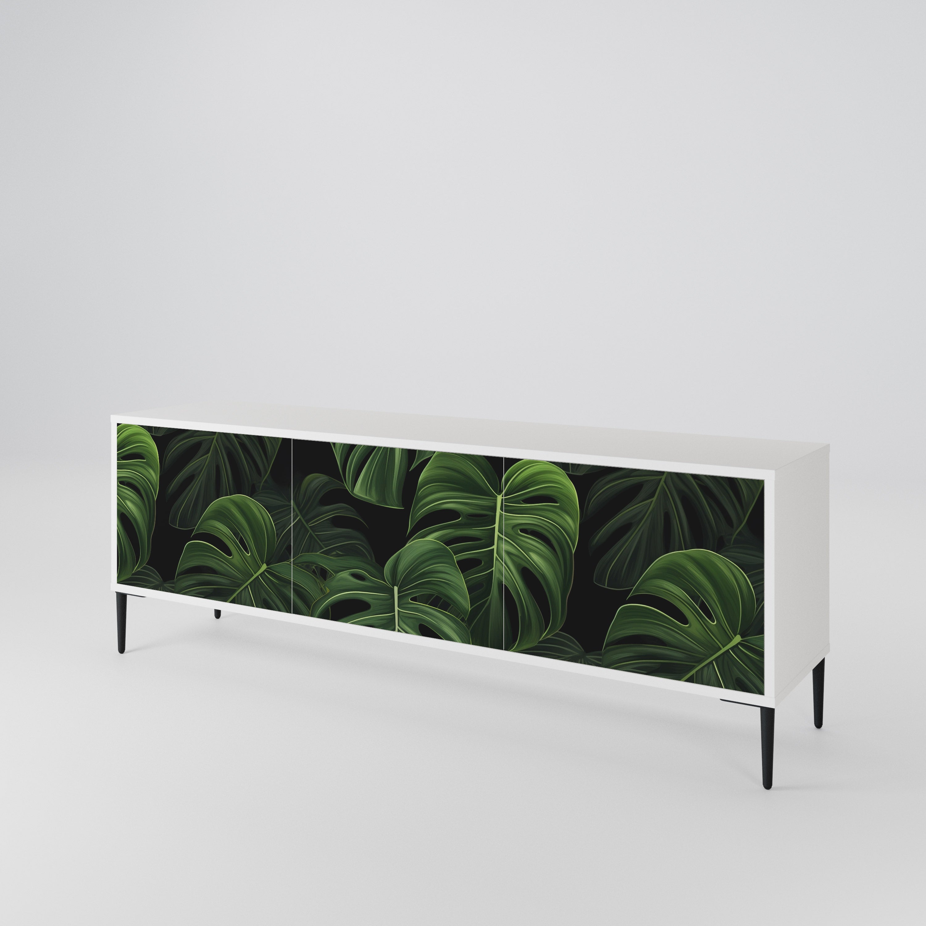 INFINITE MONSTERA Móvel de TV de 3 Portas