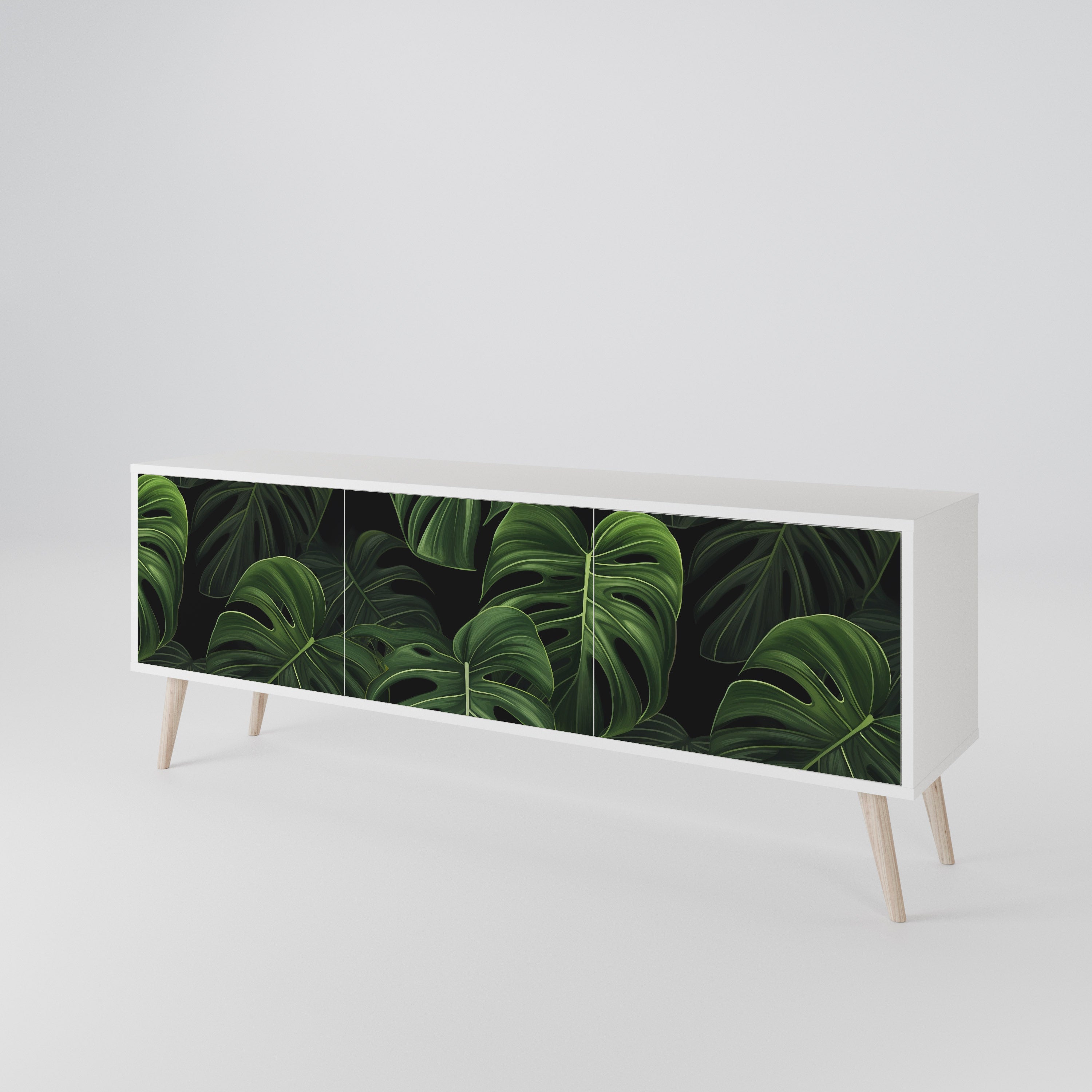 INFINITE MONSTERA Móvel de TV de 3 Portas
